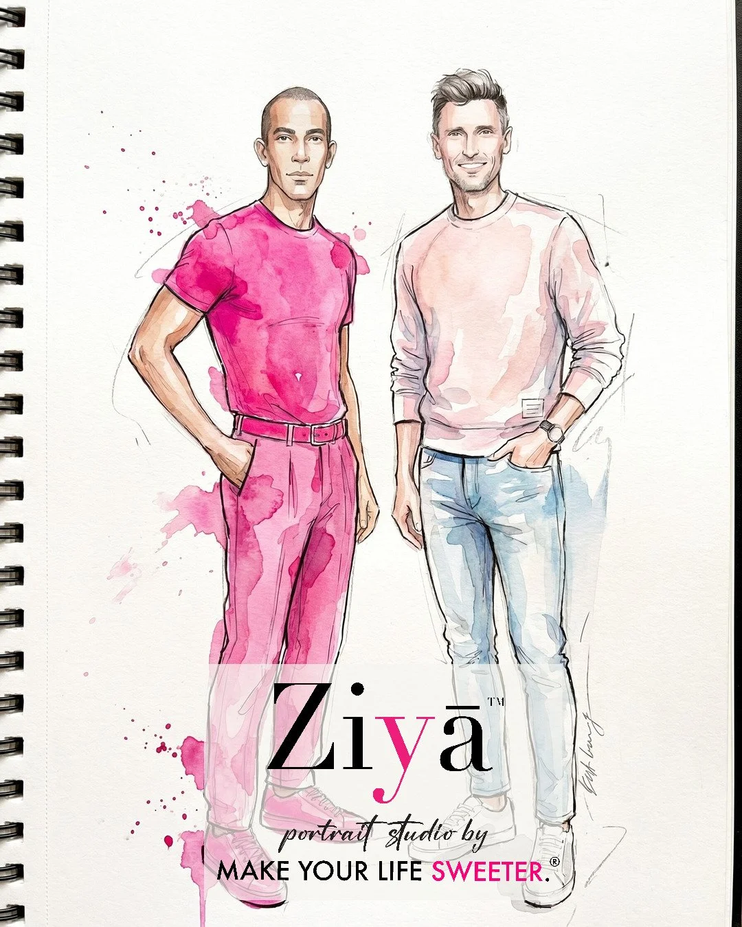MAKE YOUR LIFE SWEETER - ZIYA AI Watercolor Portrait Experience - THE KNOT GALA - 1780365713_188.jpg
