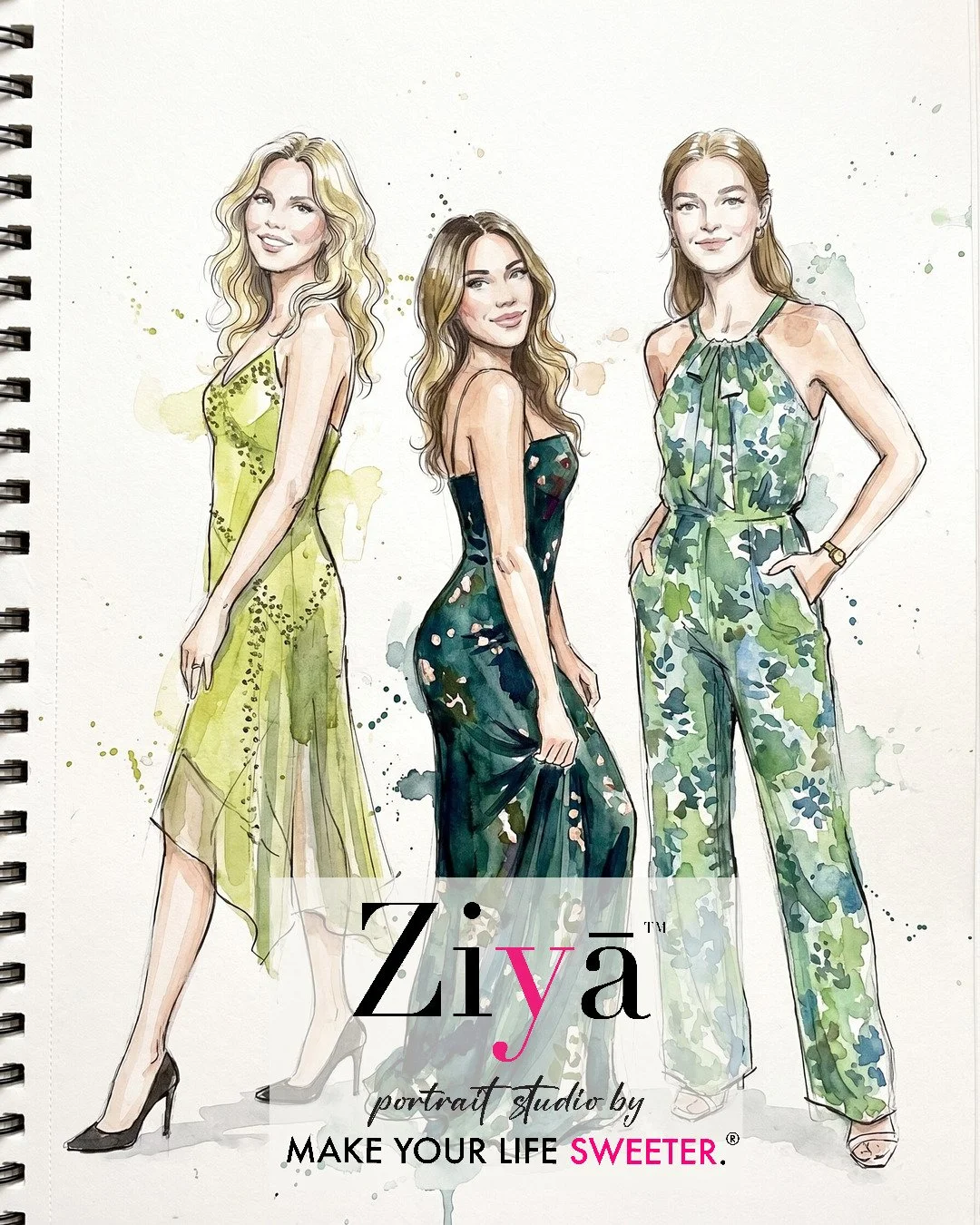 MAKE YOUR LIFE SWEETER - ZIYA AI Watercolor Portrait Experience - THE KNOT GALA - 1780367195_203.jpg