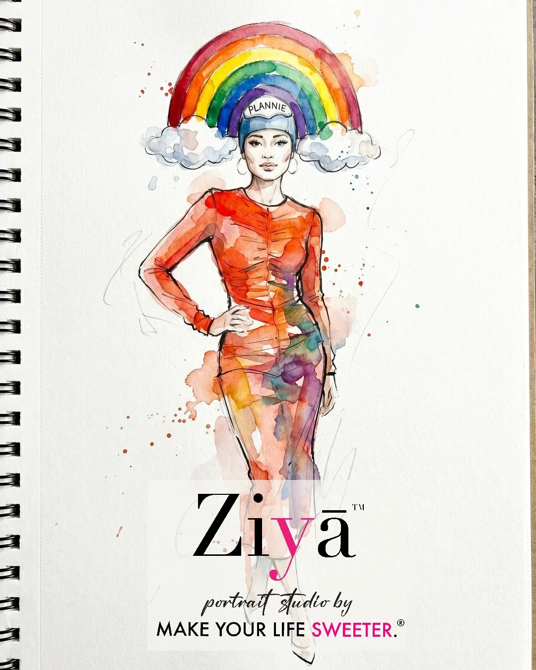MAKE YOUR LIFE SWEETER - ZIYA AI Watercolor Portrait Experience - THE KNOT GALA - 1780362815_134.jpg