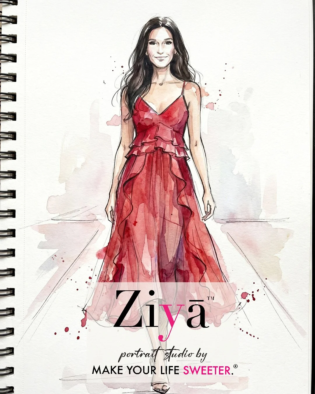 MAKE YOUR LIFE SWEETER - ZIYA AI Watercolor Portrait Experience - THE KNOT GALA - 1780365108_173.jpg