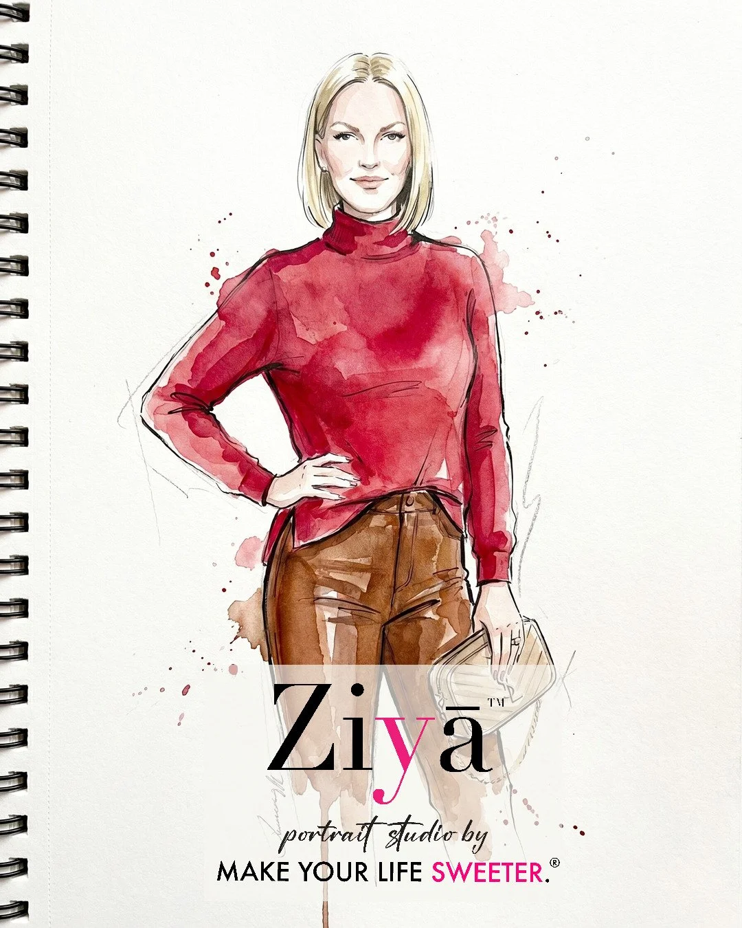 MAKE YOUR LIFE SWEETER - ZIYA AI Watercolor Portrait Experience - THE KNOT GALA - 1780365187_176.jpg