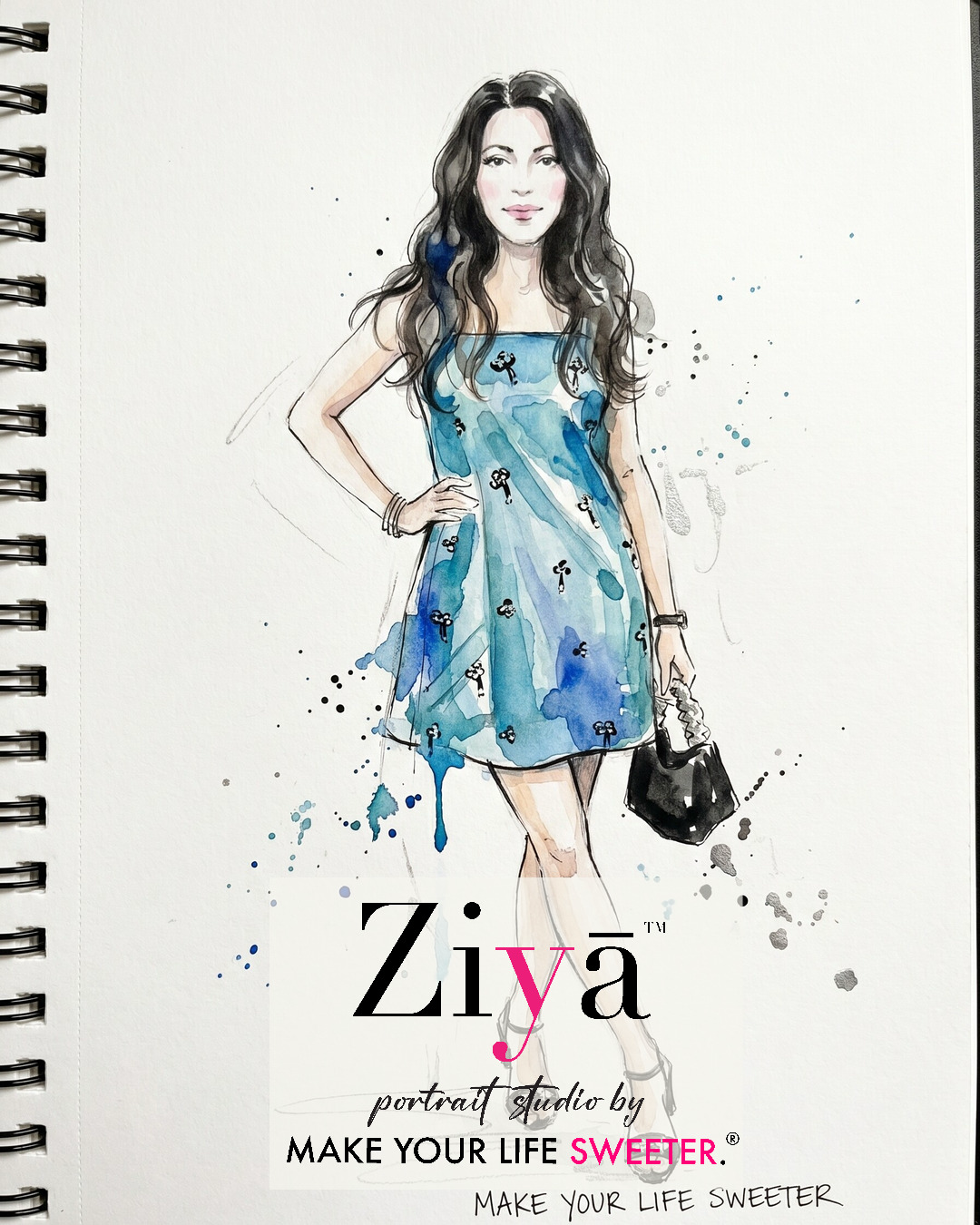 MAKE YOUR LIFE SWEETER - ZIYA AI Watercolor Portrait Experience - THE KNOT GALA - photo_1780355059.png