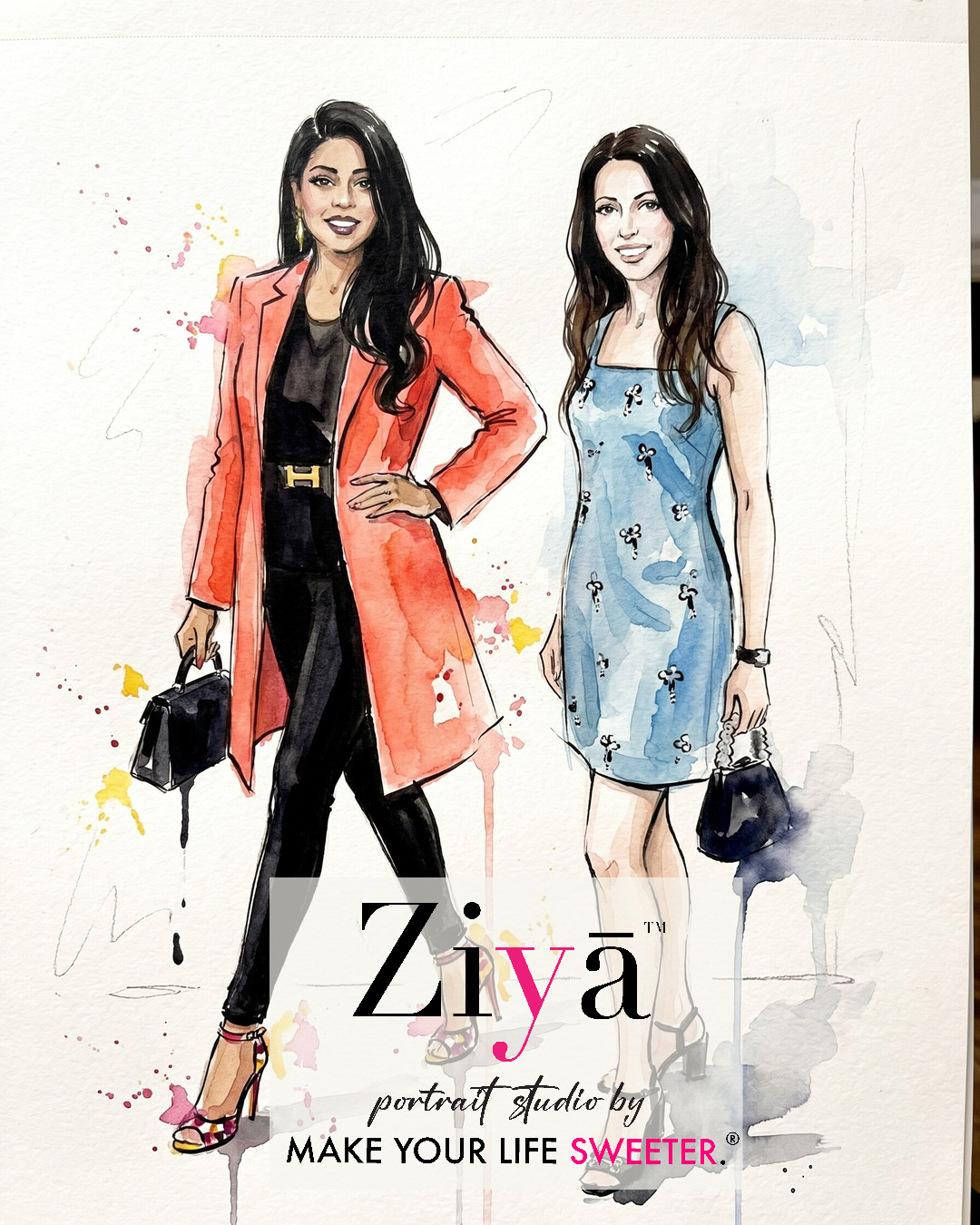 MAKE YOUR LIFE SWEETER - ZIYA AI Watercolor Portrait Experience - THE KNOT GALA - photo_1780354972-1.png