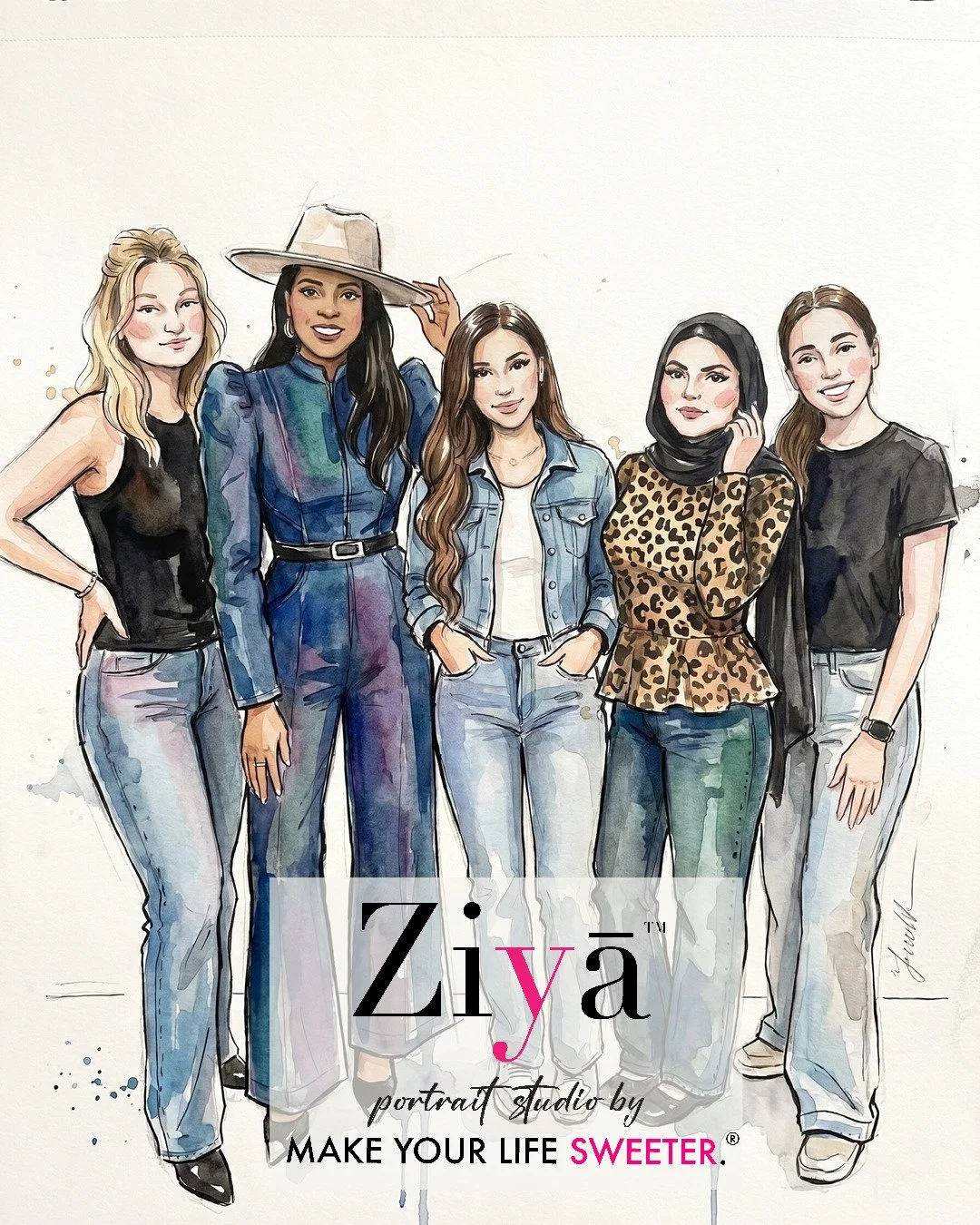 MAKE YOUR LIFE SWEETER - ZIYĀ AI Watercolor Portrait Experience - chris meehan retirement1781127496_13.jpg