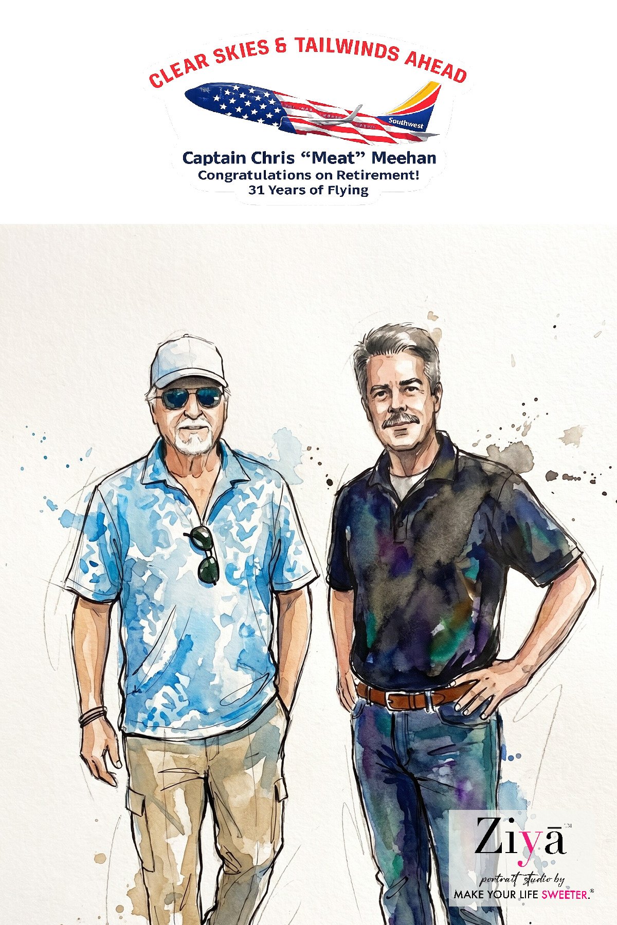 MAKE YOUR LIFE SWEETER - ZIYĀ AI Watercolor Portrait Experience - chris meehan retirement1781128995_35.jpg
