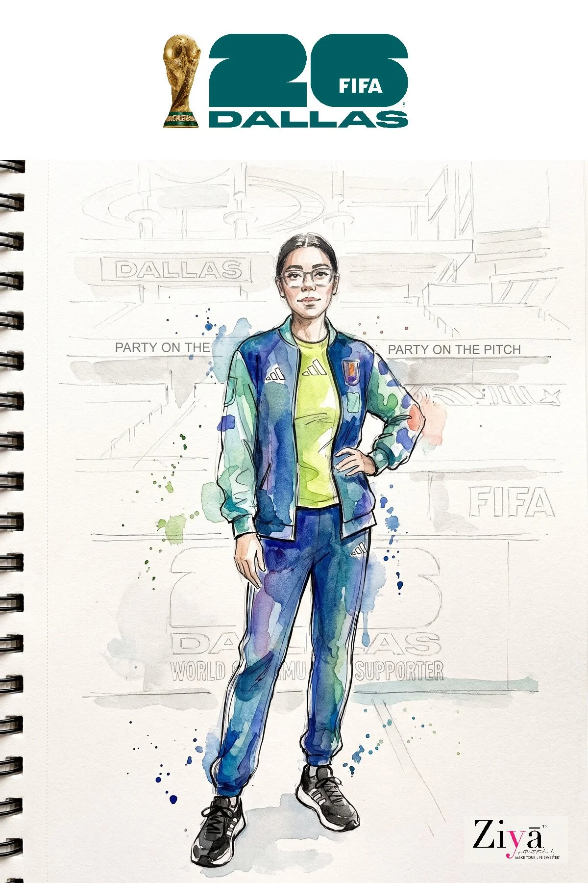 ZIYĀ AI Watercolor Portrait Experience - FIFA WORLD CUP - ON THE PITCH - VOLUNTEER PARTY - 1784149680_78.jpg