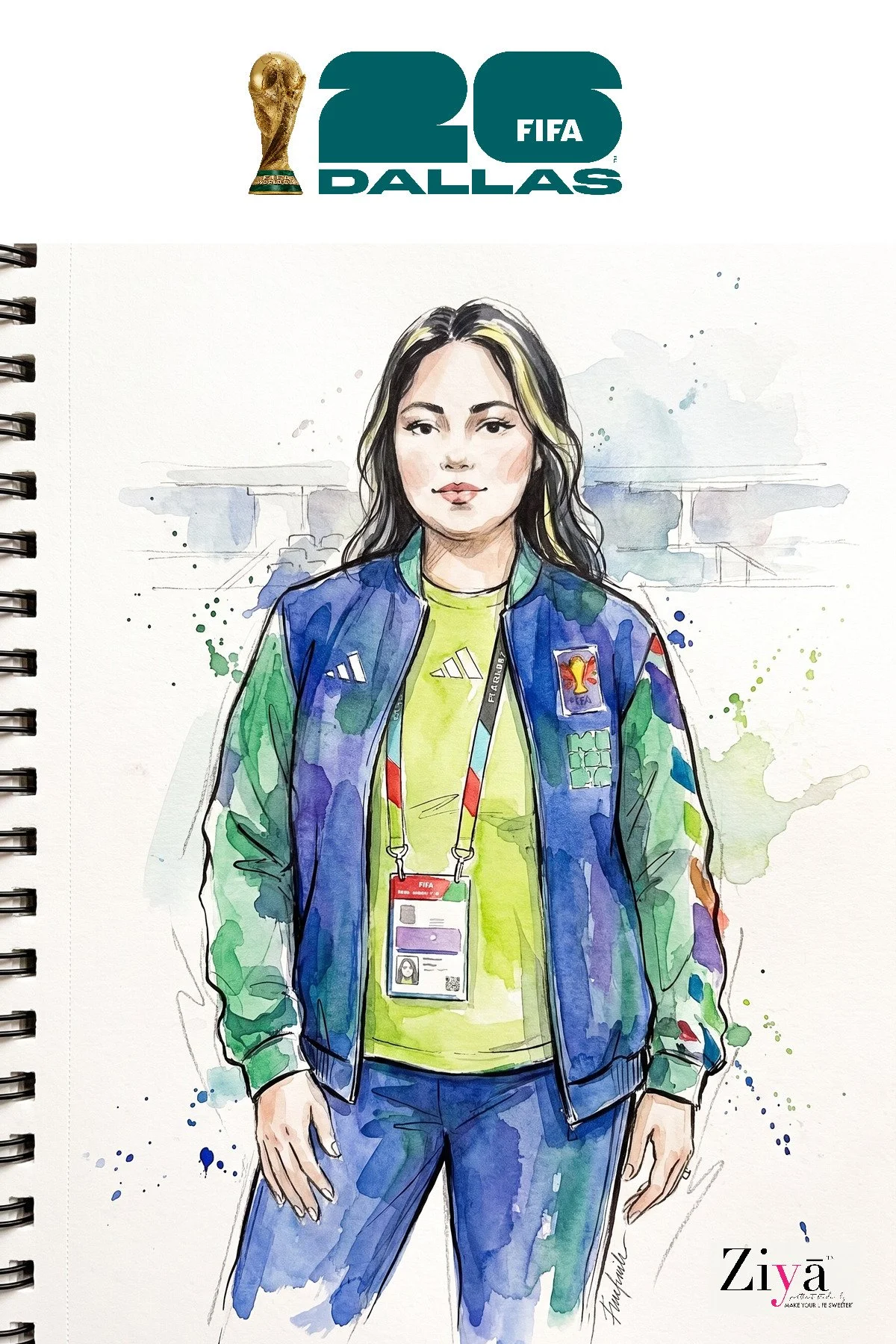 ZIYĀ AI Watercolor Portrait Experience - FIFA WORLD CUP - ON THE PITCH - VOLUNTEER PARTY - ZIYĀ AI Watercolor Portrait Experience - FIFA WORLD CUP - ON THE PITCH - VOLUNTEER PARTY - 1784146798_47.jpg
