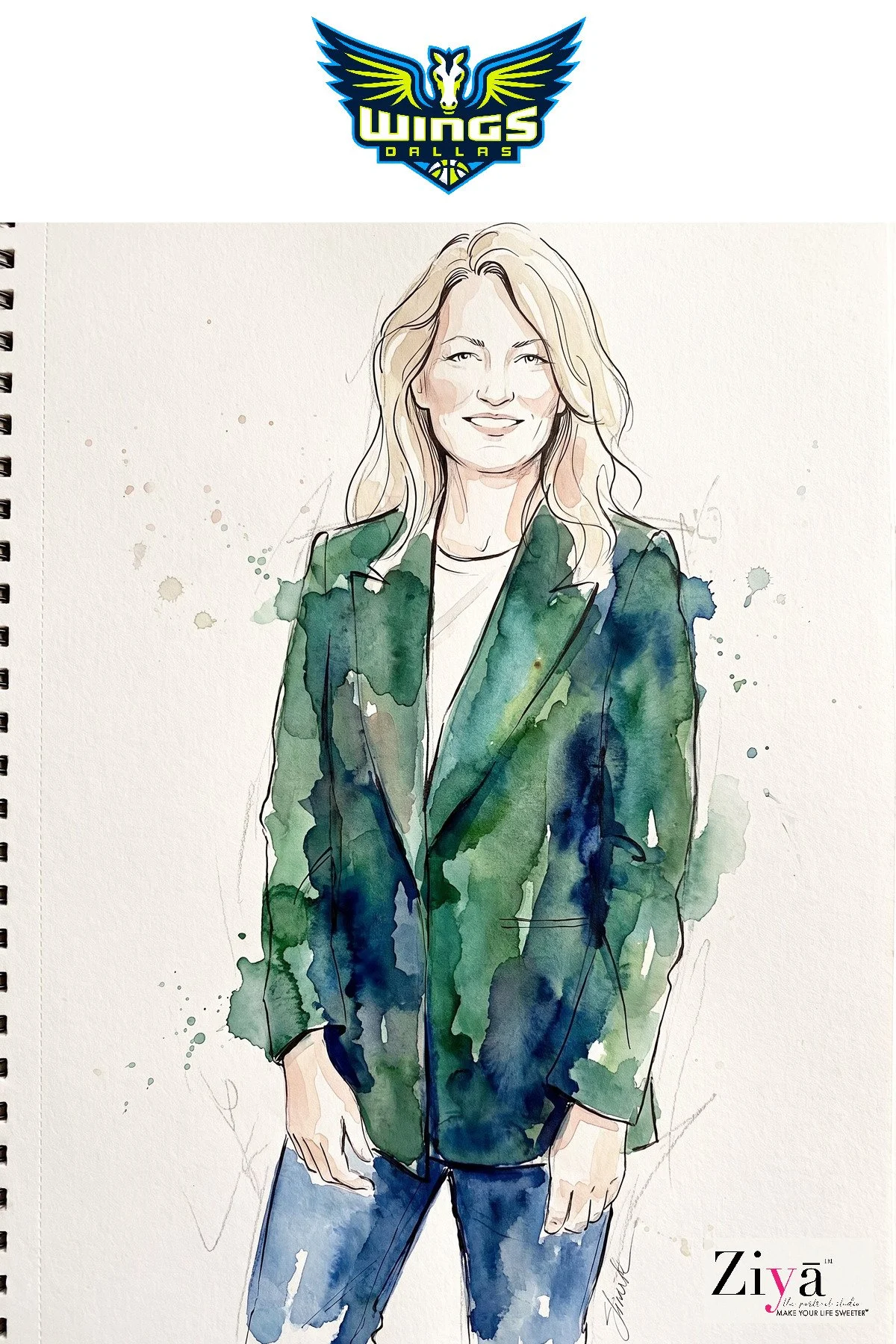 MAKE YOUR LIFE SWEETER - ZIYĀ AI Watercolor Portrait Experience - DALLAS WINGS WATERCOLOR - 1787265002_22.jpg