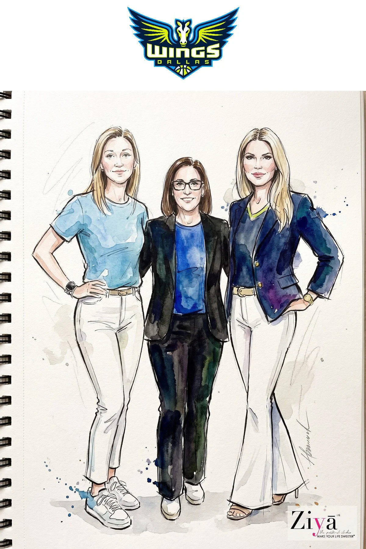 MAKE YOUR LIFE SWEETER - ZIYĀ AI Watercolor Portrait Experience - DALLAS WINGS WATERCOLOR - 1787265869_26.jpg