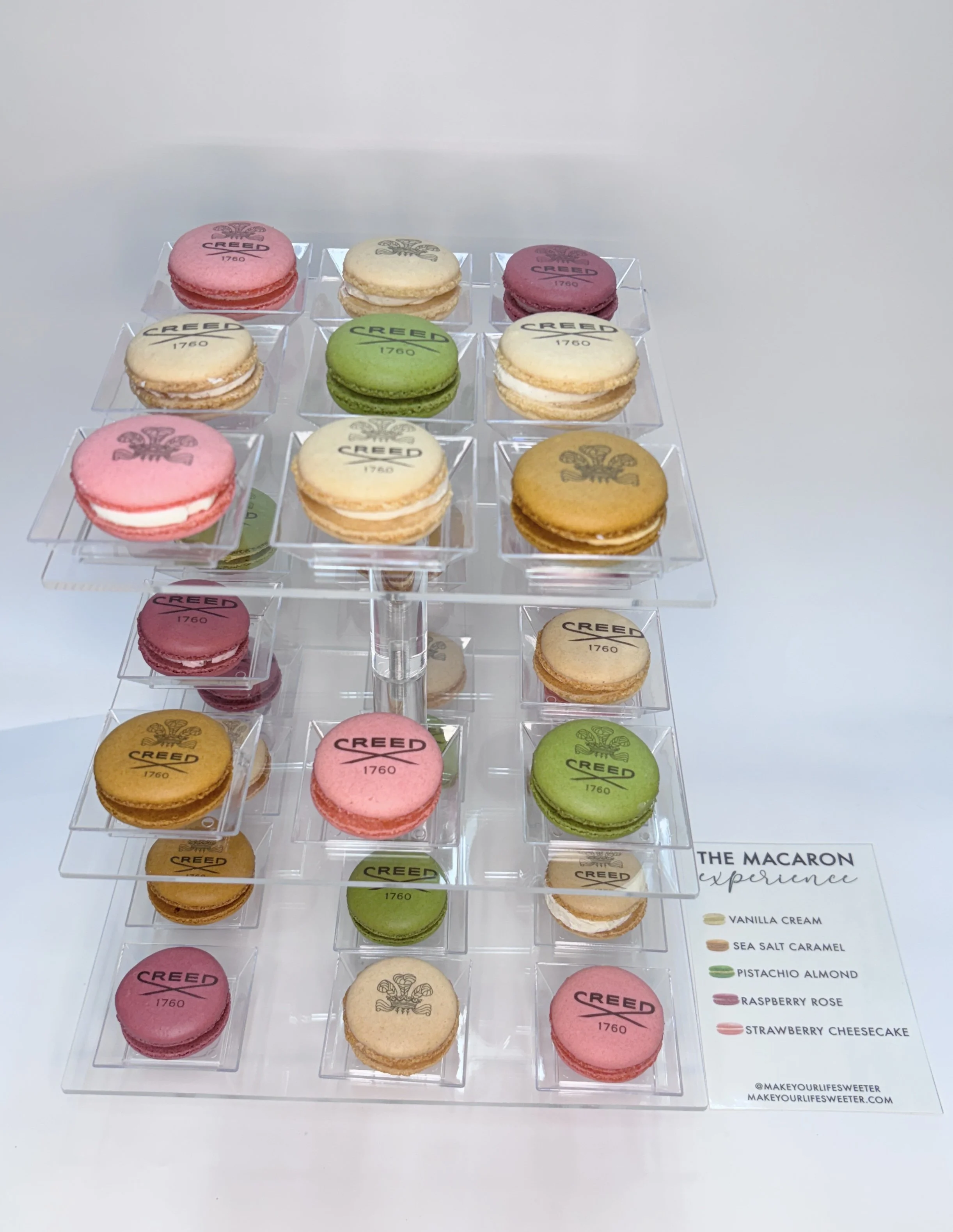 Custom curated macaron tower - Make Your Life Sweeter