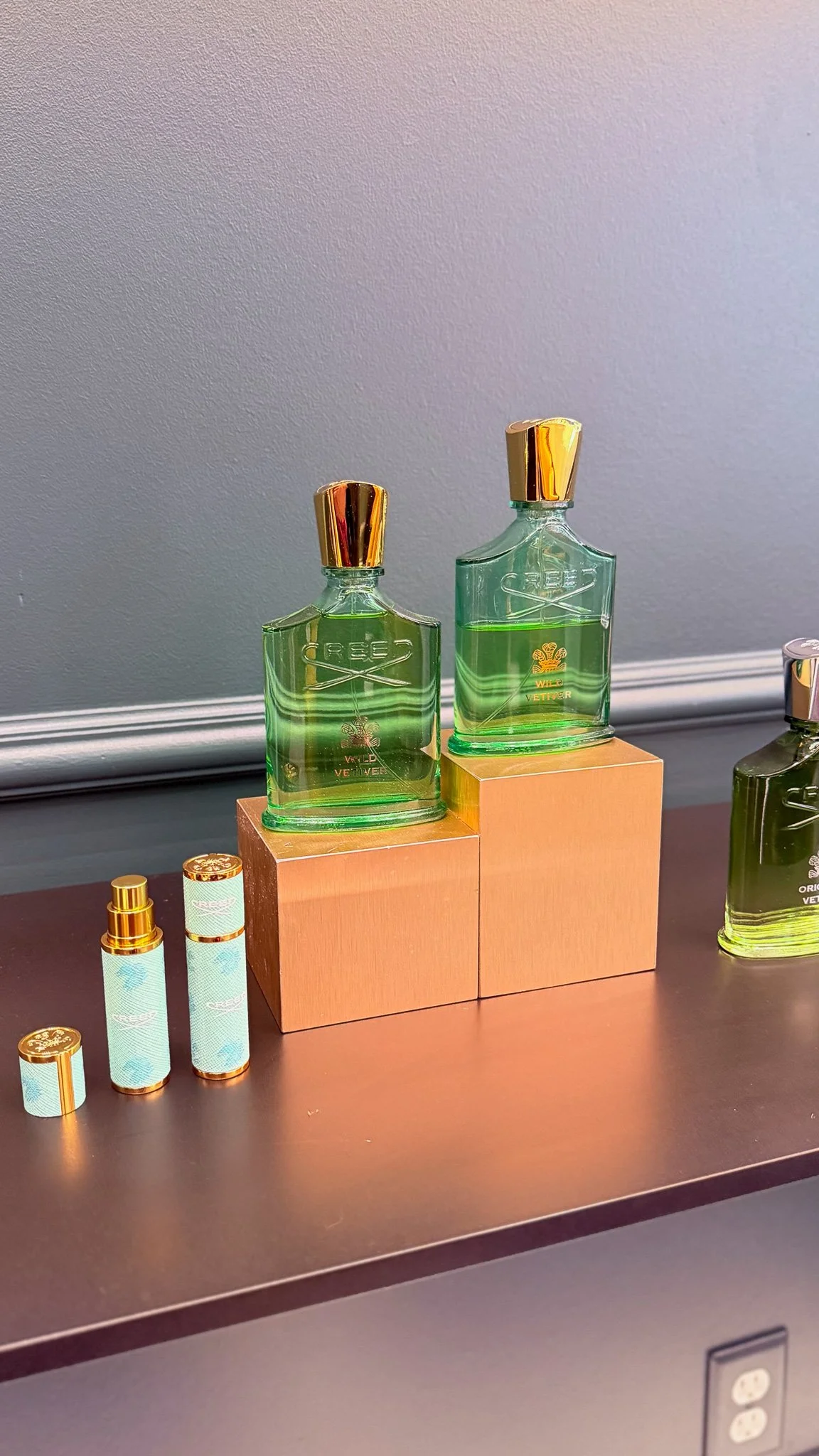 Creed Fragrance Wild Vetiver Bottle Display - Make Your Life Sweeter