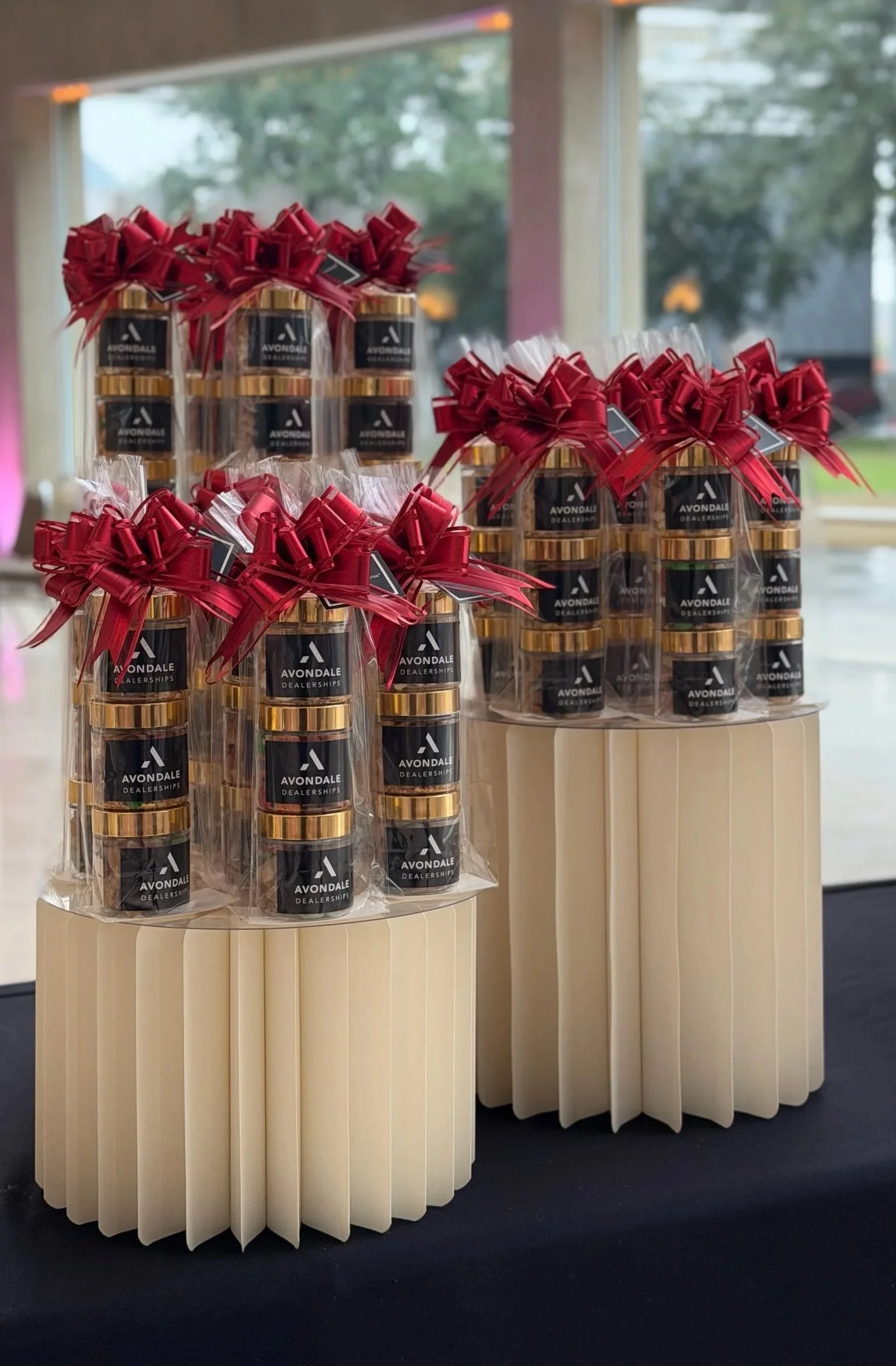 Accordion Towers of Holiday Gifting for Avondale - Make Your Life Sweeter