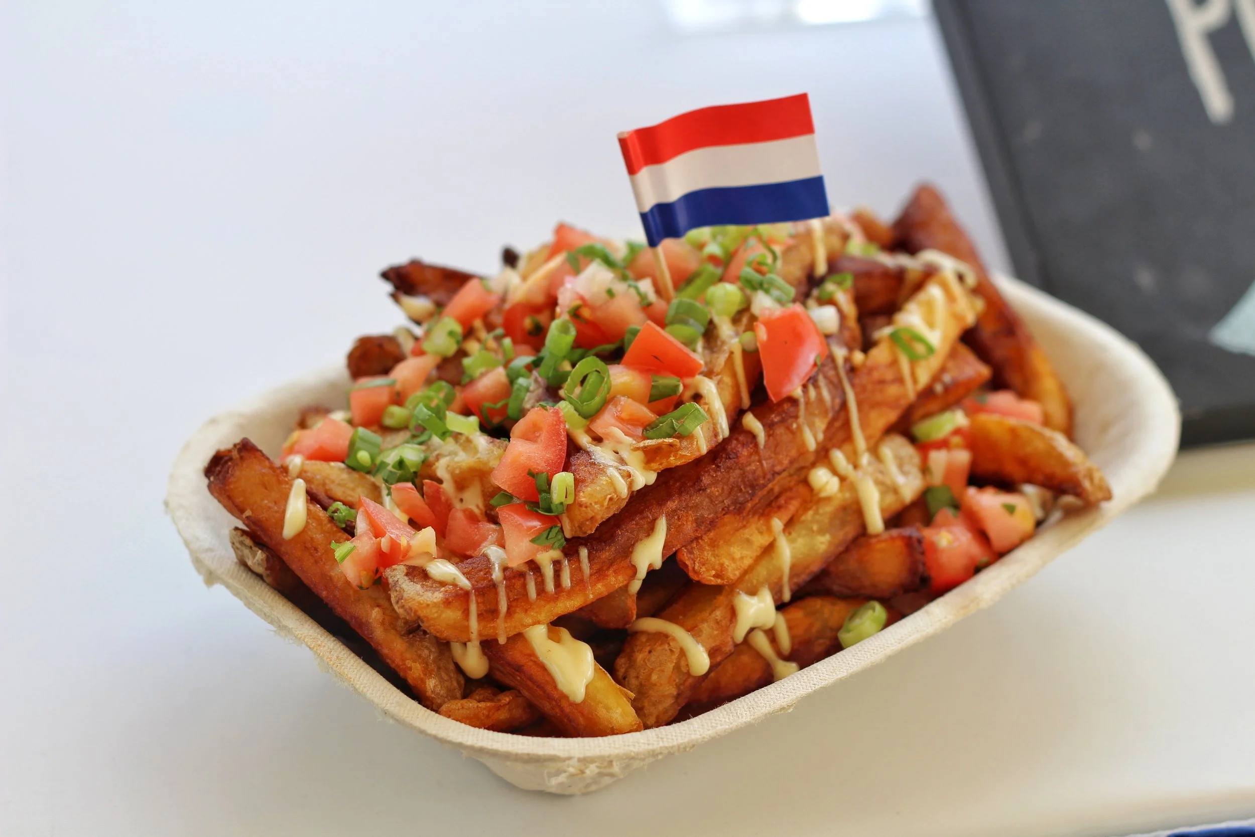 Crispy hand-cut fries in partnership with the vegan Toronto restaurant Planta.