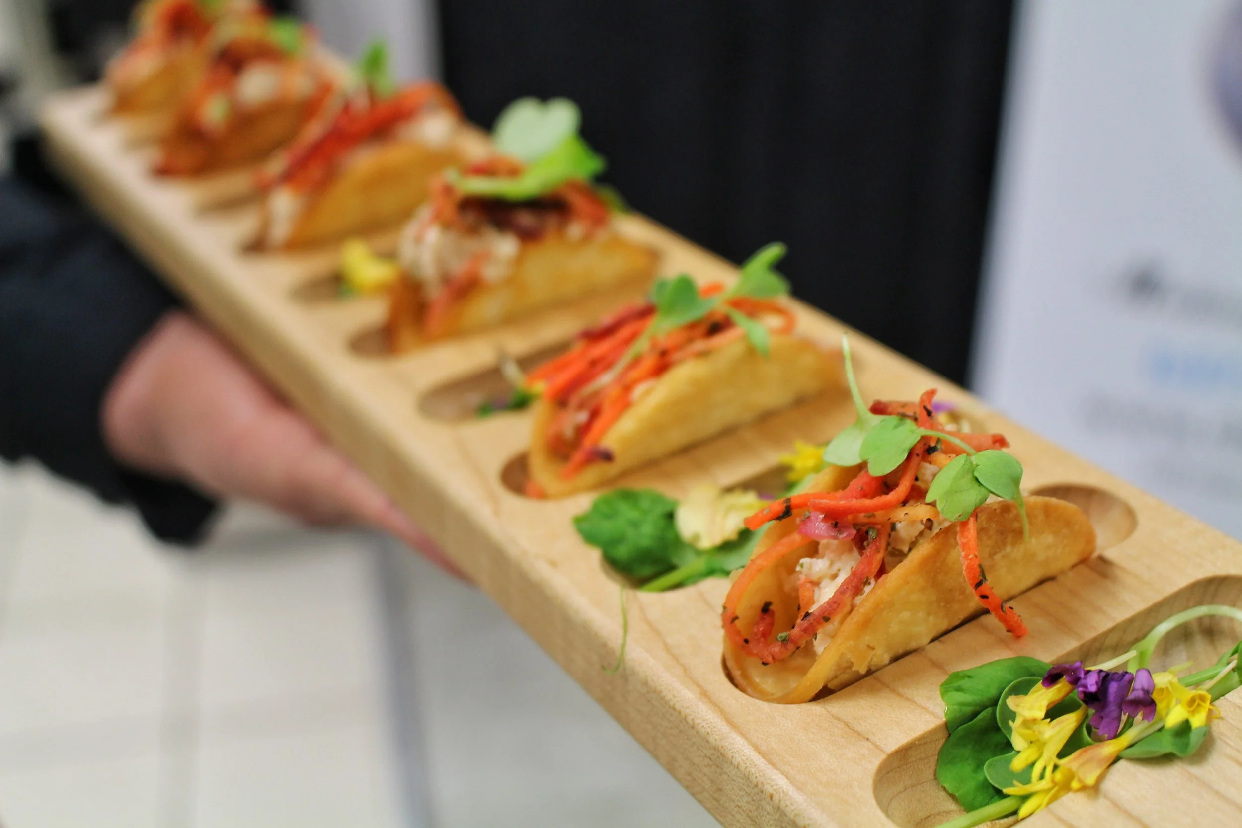 Mini lobster Taco’s with a Kewpie & Heirloom Carrot Slaw