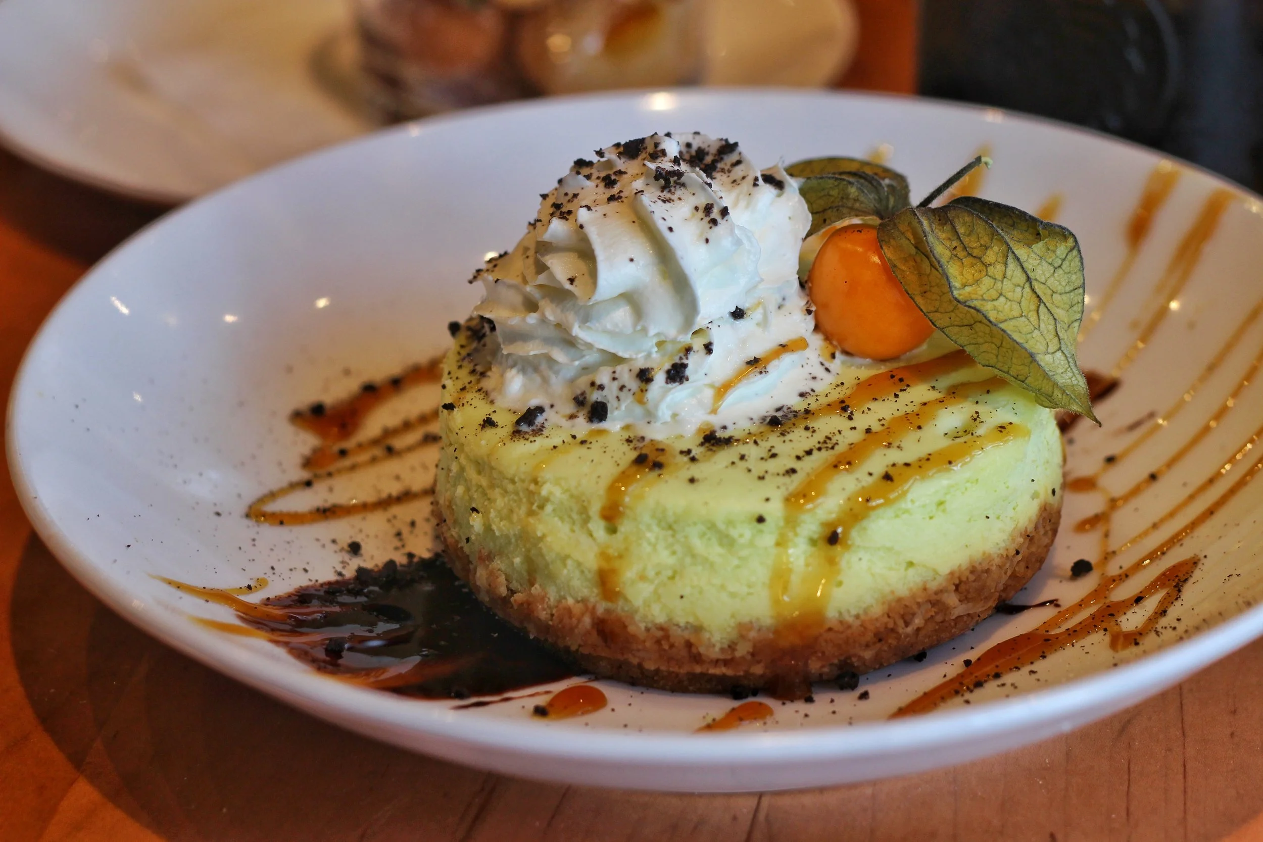 Chef’s Seasonal Cheesecake – Pandan Cheesecake