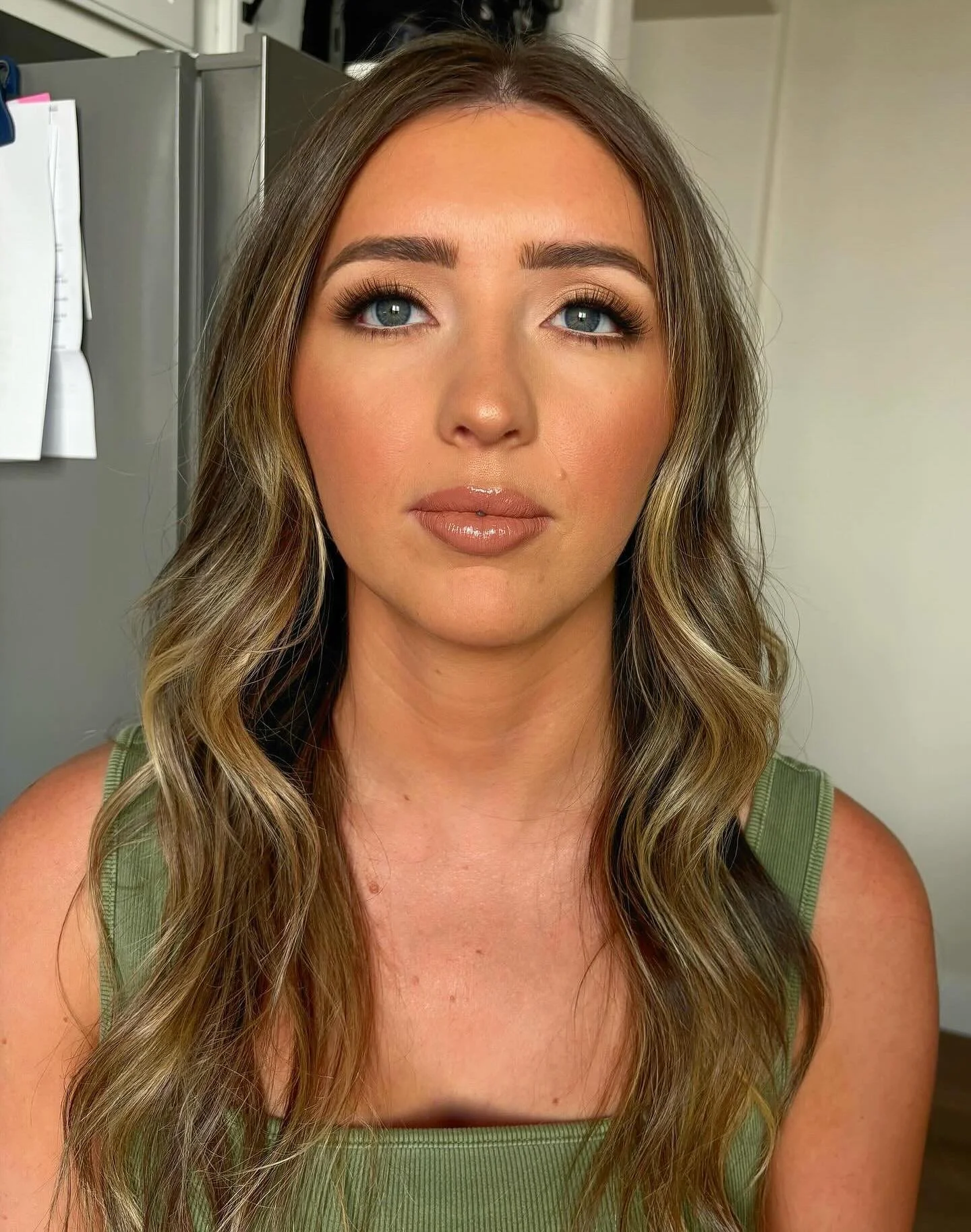 I've been doing this beauties makeup since back in her high school dance days! I'm so happy for you and your engagement, Britt🤍