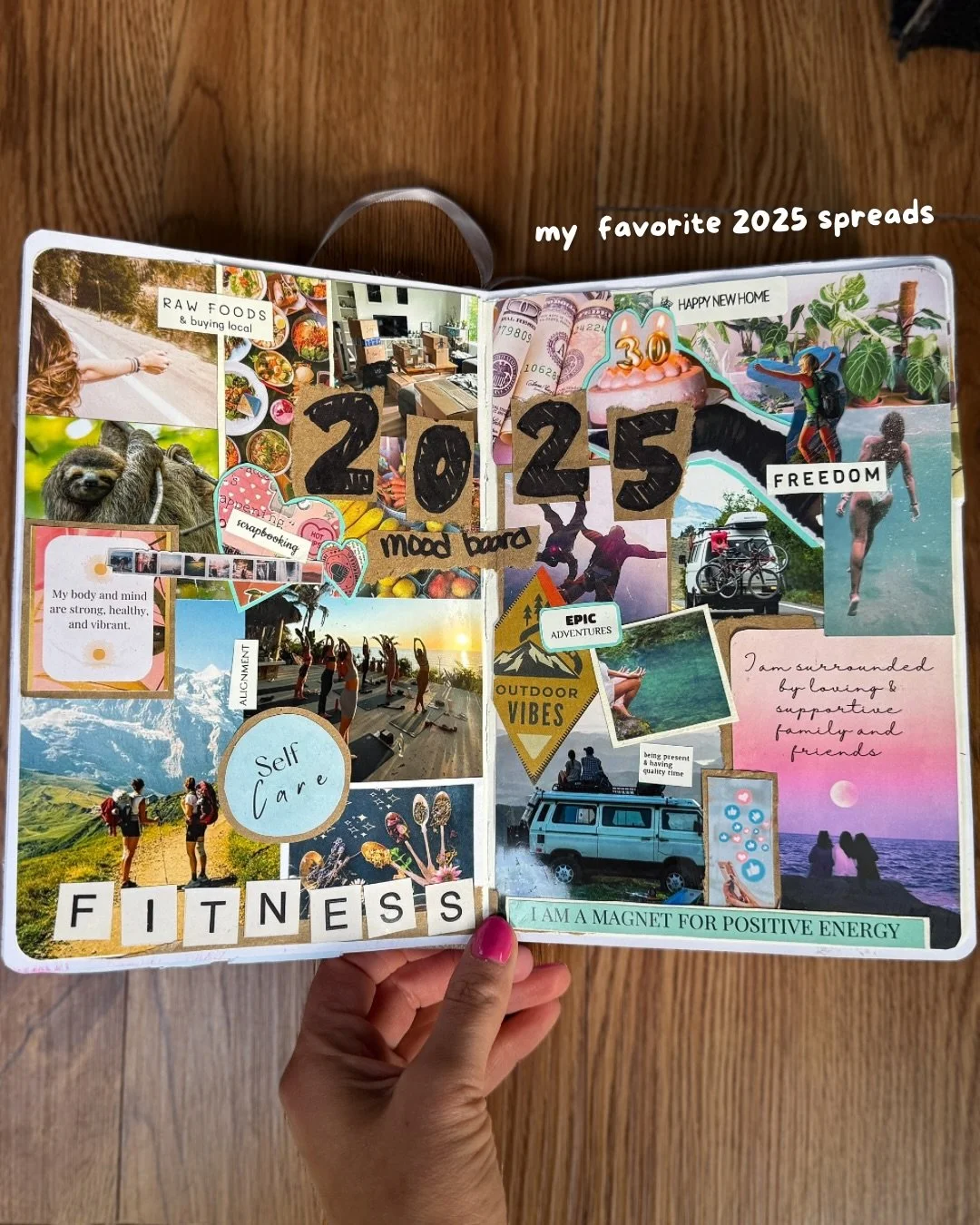 Nothing beats flipping through your junk journal to reflect on the past year 💌

In the beginning of 2025, I wrote myself a letter to my future self to read at the end of the year, and reading it felt surreal. 

I felt deeply connected to the version