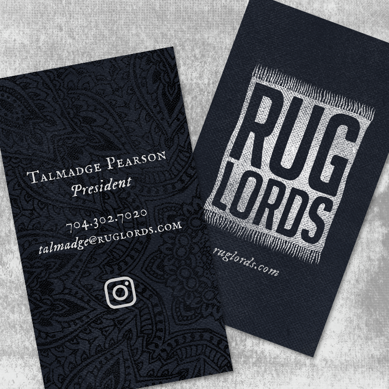 Rug Lords — Black + Tan Creative