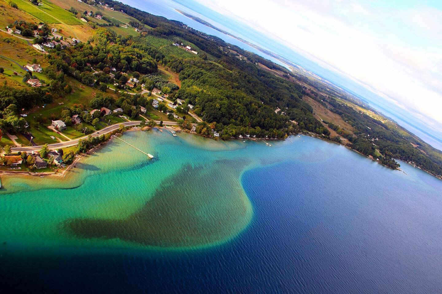 Did You Know: the Old Mission Peninsula in Northern Michigan sits close to the 45th parallel, a latitude known for growing prestigious grapes. It shares this latitude with major wine-growing countries of Europe &mdash; from Portugal and Spain over to