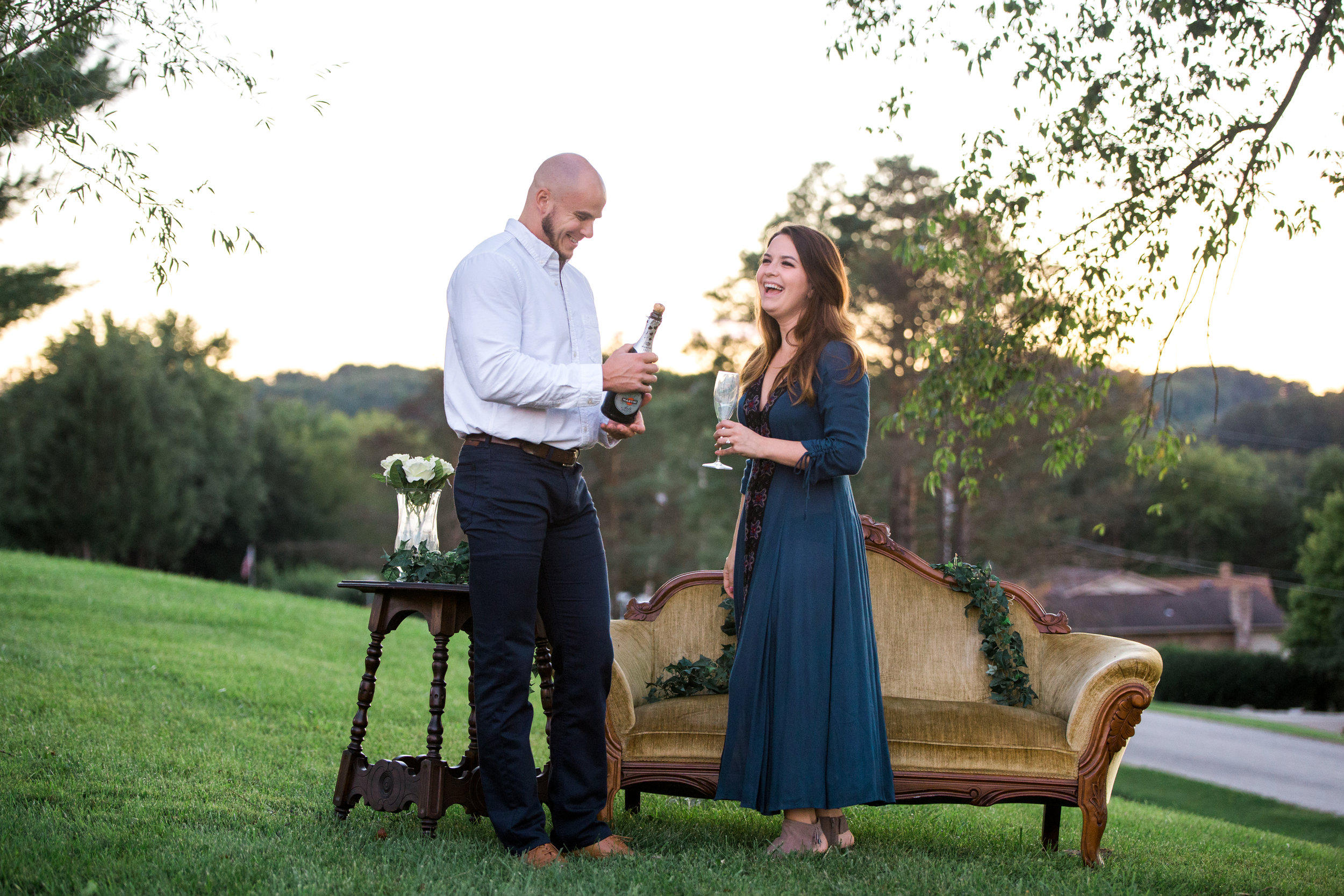 Romantic Engagement Session by Cleveland Wedding Photographer Matt Erickson Photography