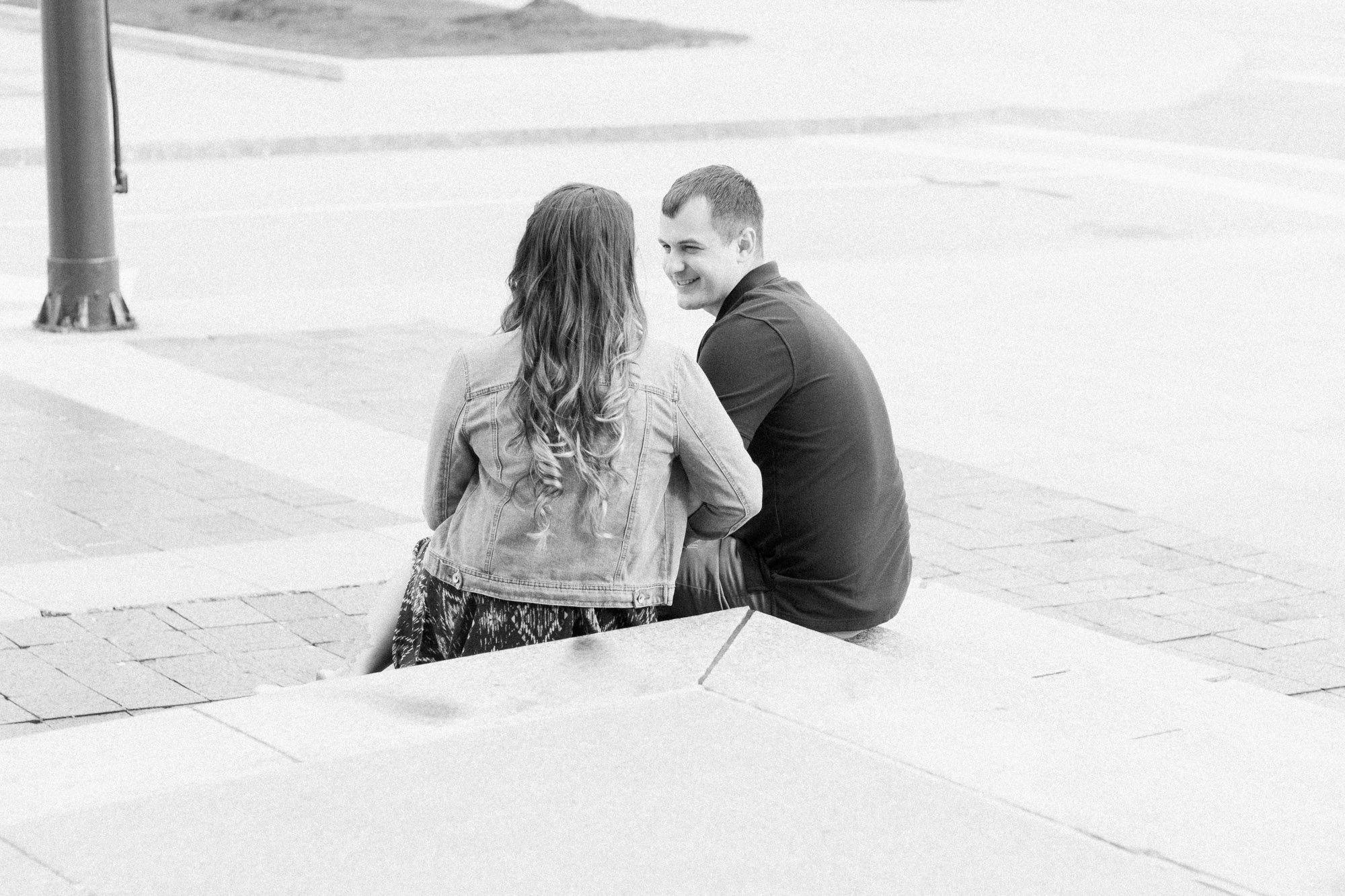 Downtown Cleveland Engagement Photos by Cleveland Wedding Photographer Matt Erickson Photography