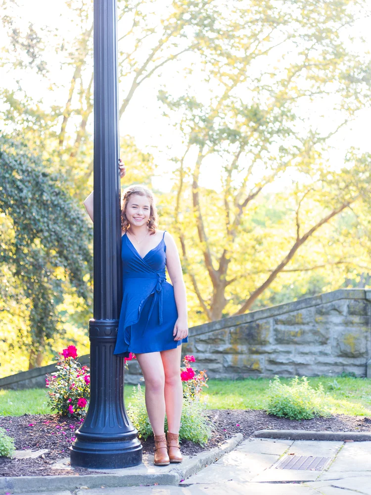 Senior Photos at the Cleveland Cultural Gardens by Cleveland Wedding Photographer Matt Erickson Photography