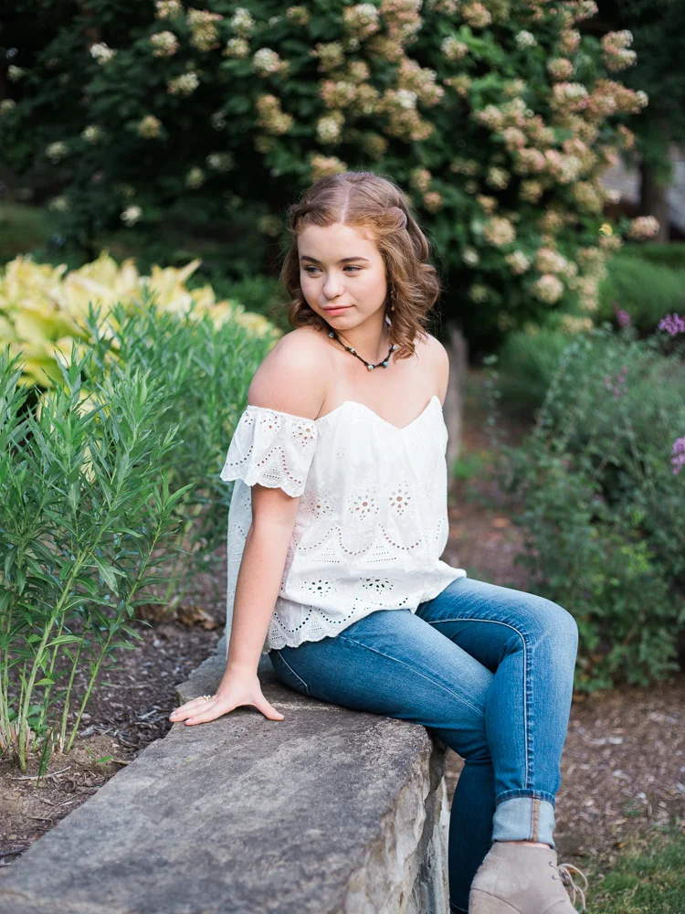 Senior Photos at the Cleveland Cultural Gardens by Cleveland Wedding Photographer Matt Erickson Photography