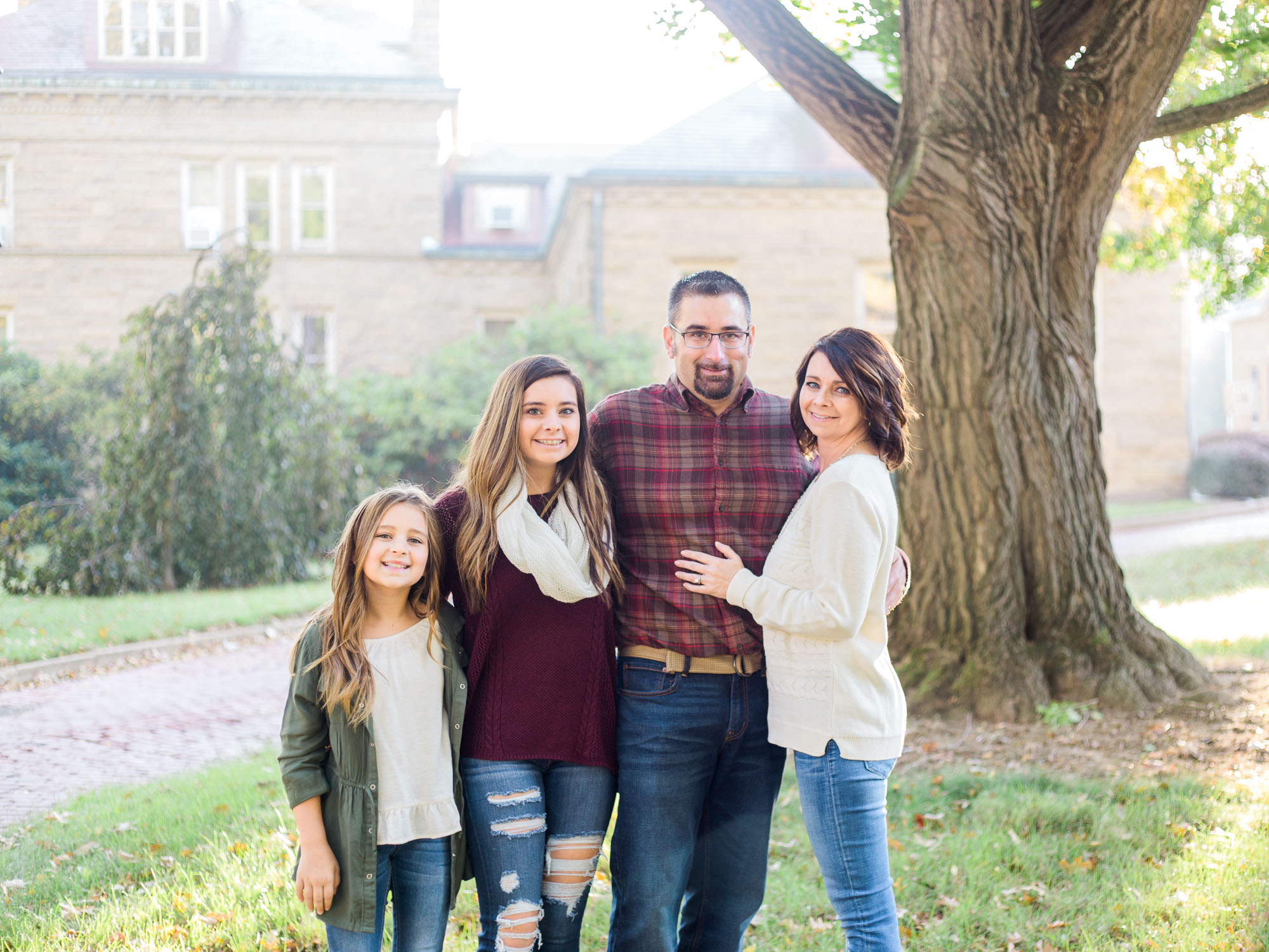 Fall Family Photos in Wooster Ohio by Cleveland Wedding Photographer Matt Erickson Photography