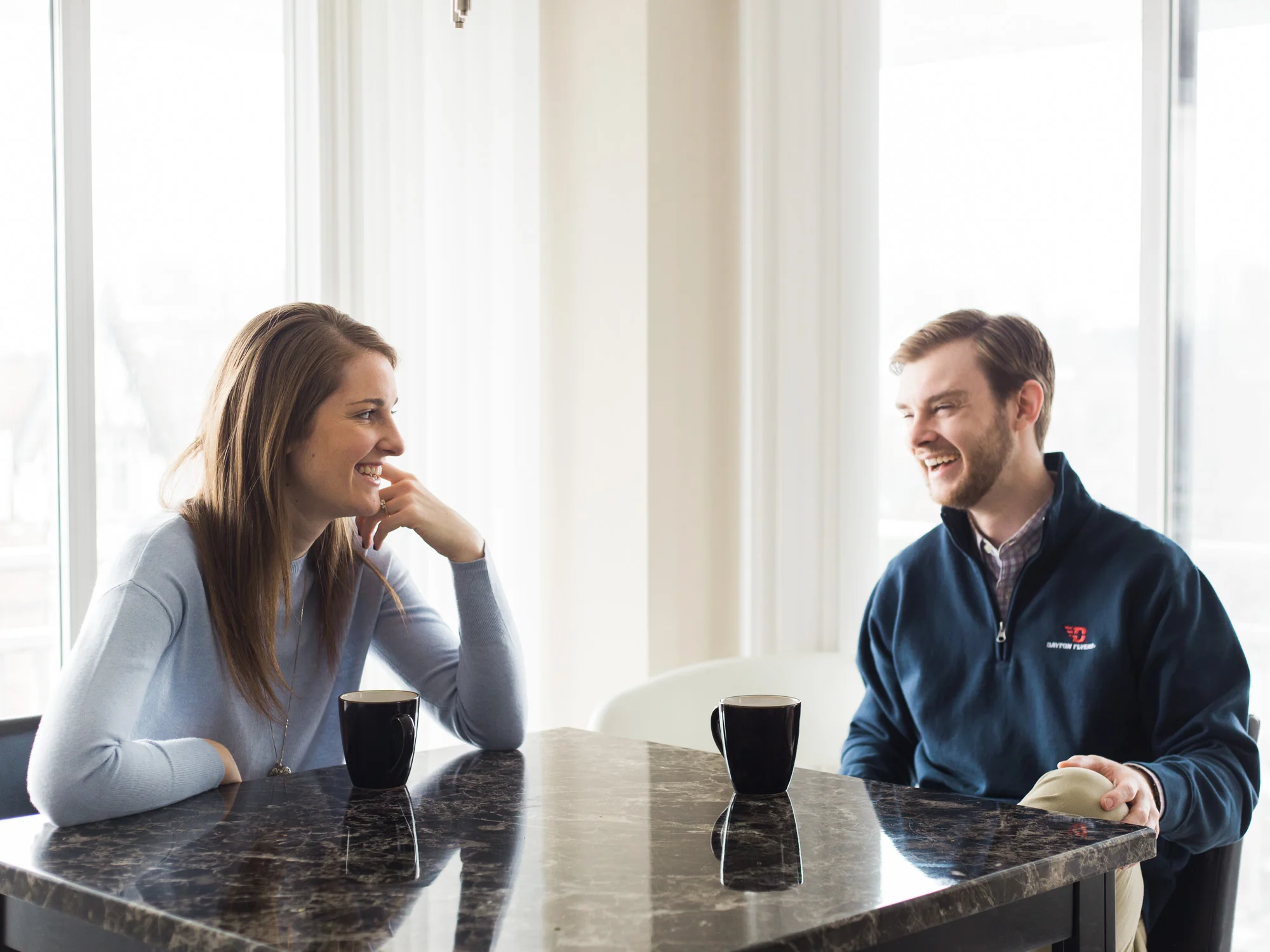 In Home Engagement Session by Cleveland Wedding Photographer Matt Erickson Photography