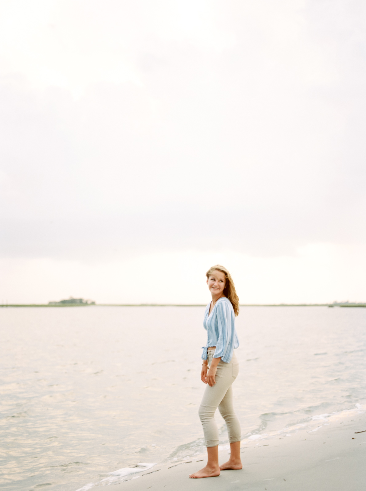 Family beach photos on film by Cleveland Wedding Photographer Matt Erickson Photography