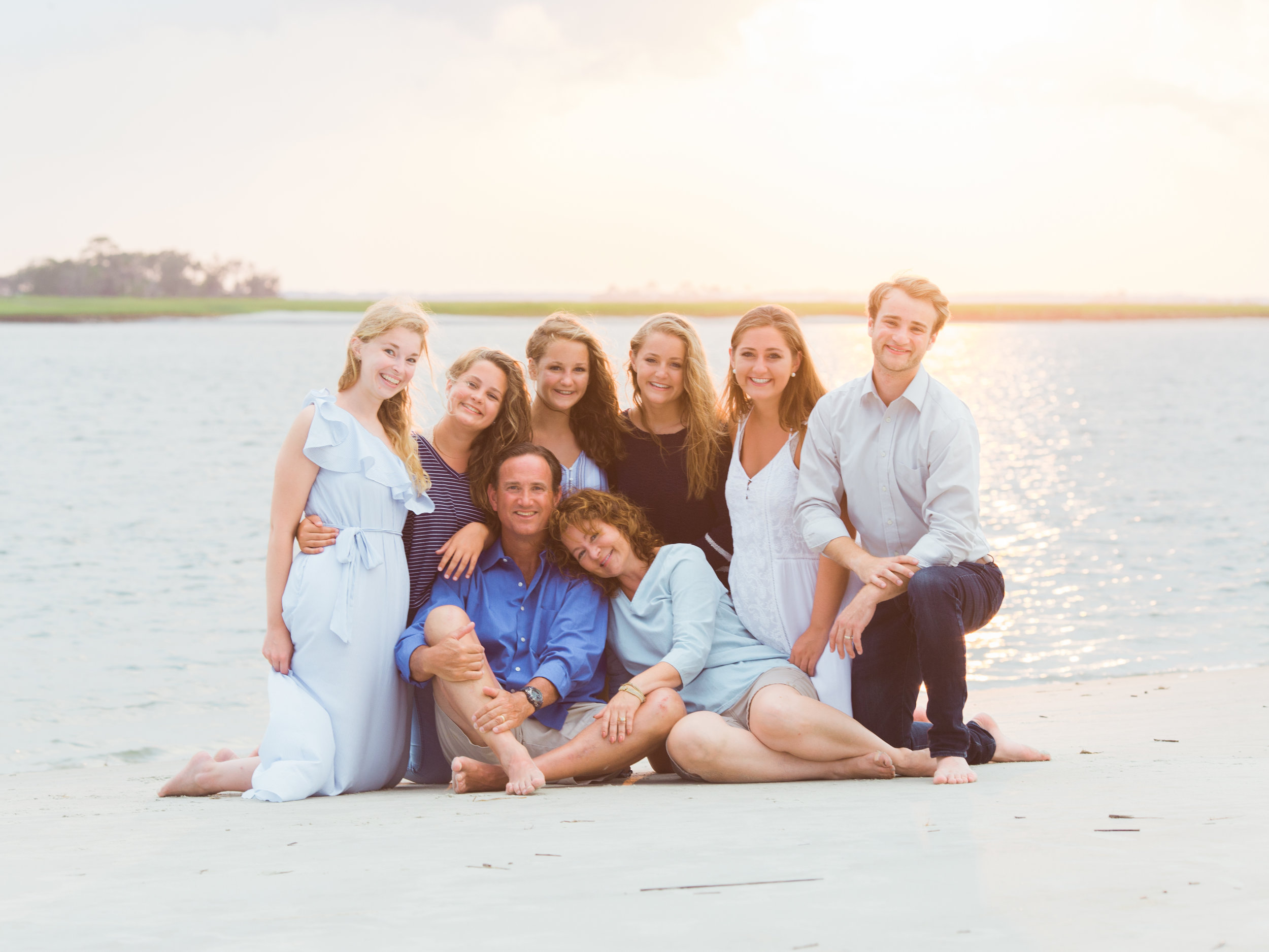 Family beach photos on film by Cleveland Wedding Photographer Matt Erickson Photography