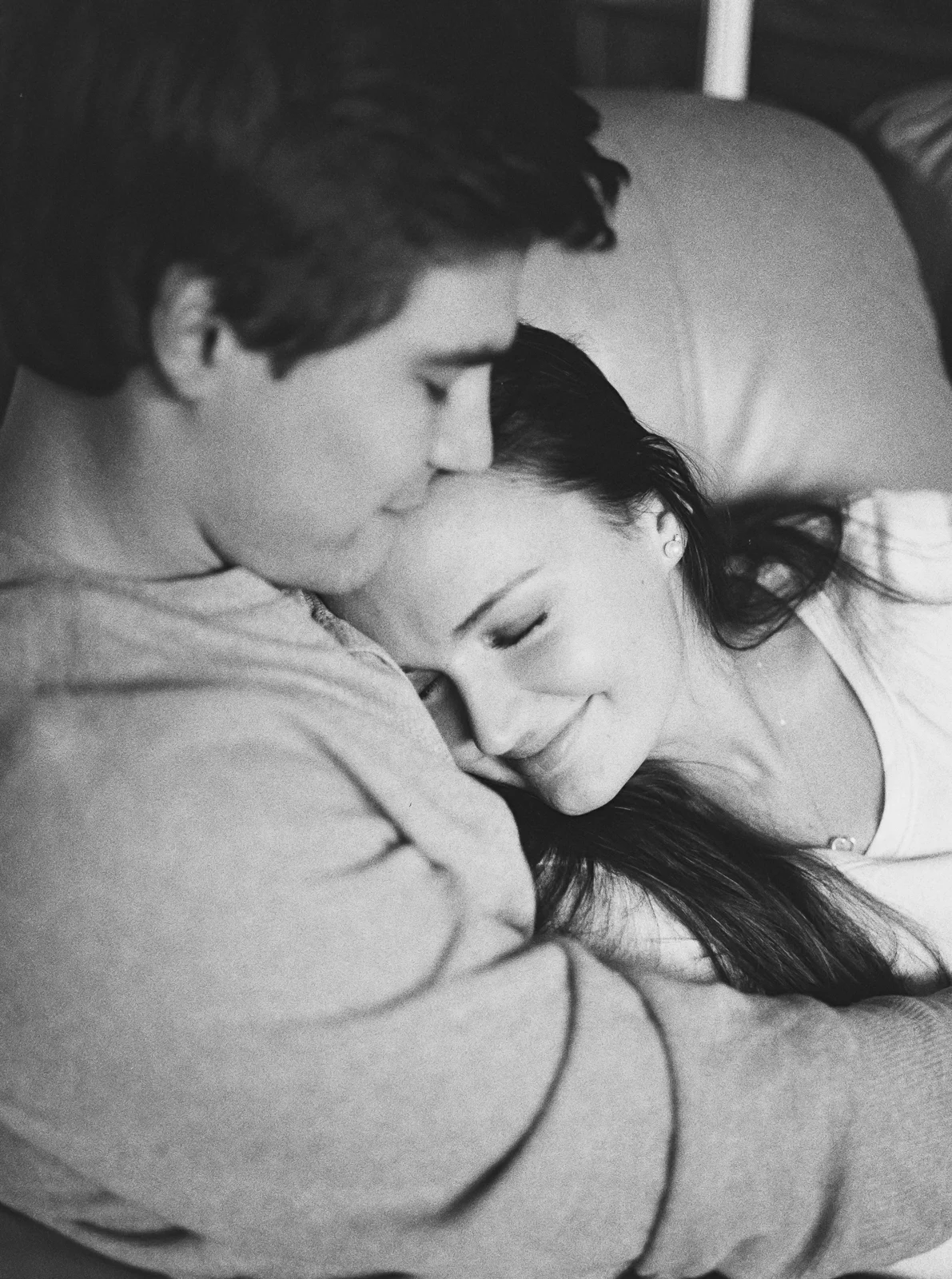 Intimate Engagement Photos At Home by Cleveland Wedding Photographer Matt Erickson Photography