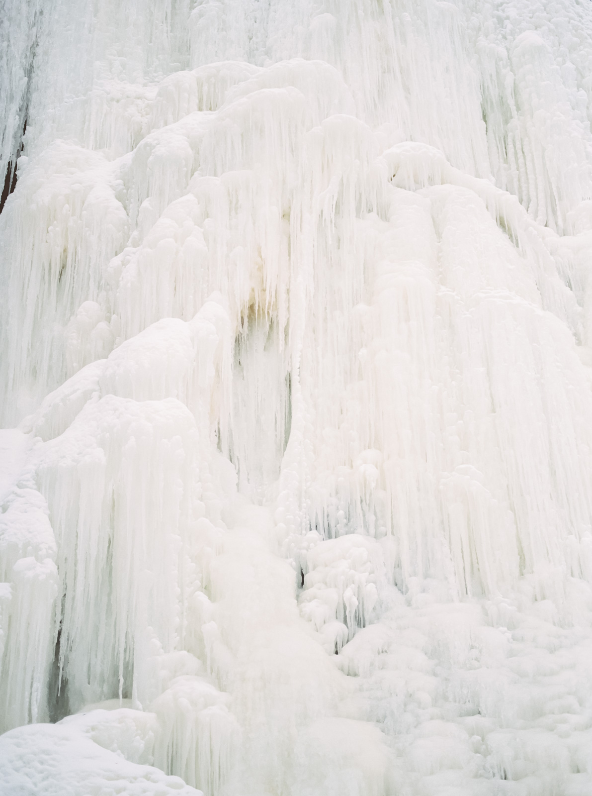 Frozen Brandywine Falls Photos by Cleveland Wedding Photographer Matt Erickson Photography