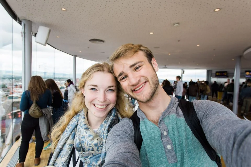 From the last time we were in Ireland, at the top of the Guinness Storehouse :)&nbsp;