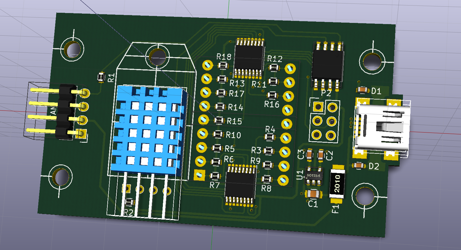 Temp and Humidity Sensor