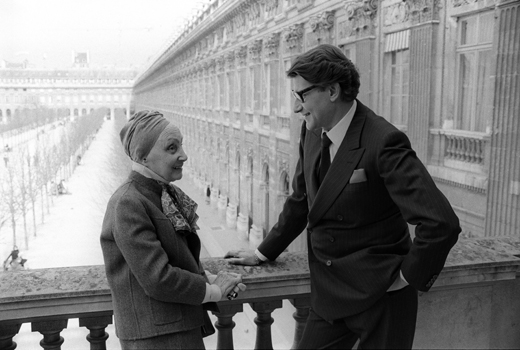 Madame Gres and Yves Saint Laurent, 1984