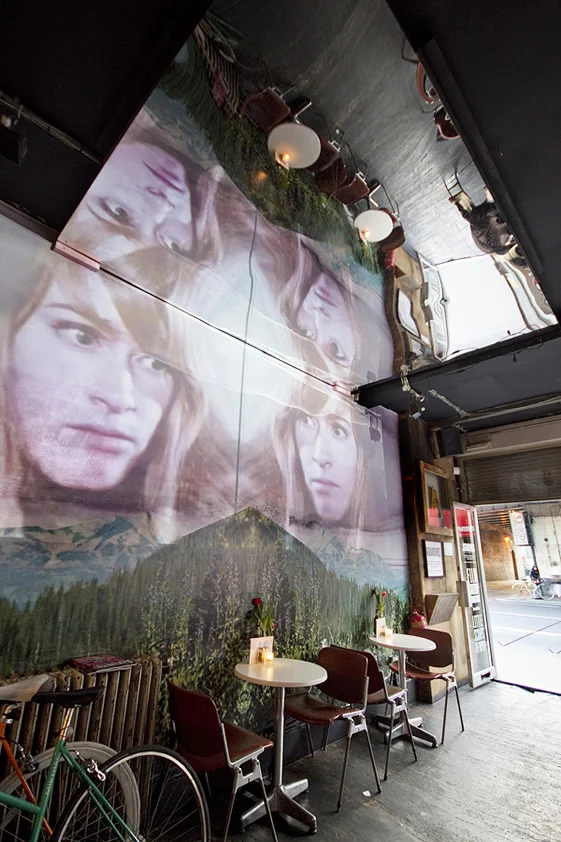 Image of the Jaguar Shoes installation from we-heart.com