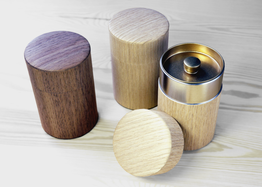 Boites A The Ou A Epices En Bois Naturel Tee Und Gewuerzdose Aus Naturholz Aux Mille Pins Thes Du Japon