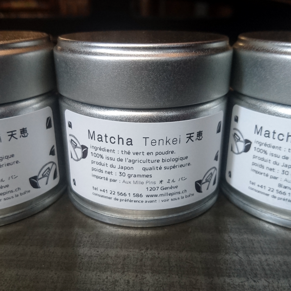 Thé vert Matcha BIO, issu de l'agriculture biologique