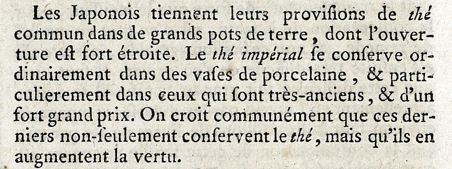 L’Encyclopédie, volume 16, 1765, Thé [édition de la Bibliothèque Mazarine] © Institut de France