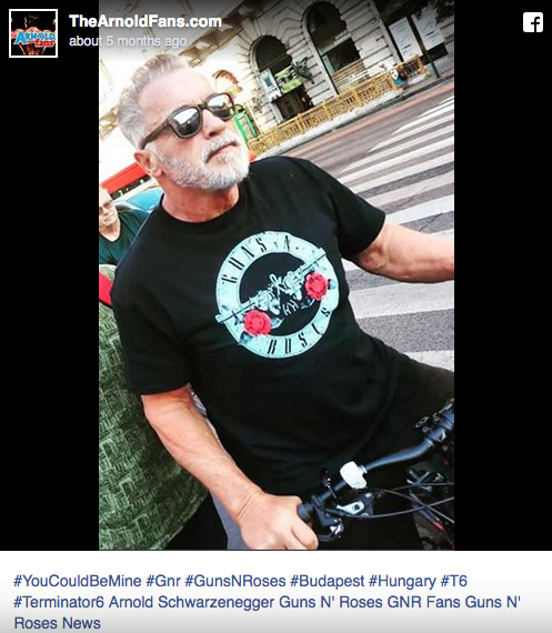 via Arnold Schwarzenegger’s Facebook page