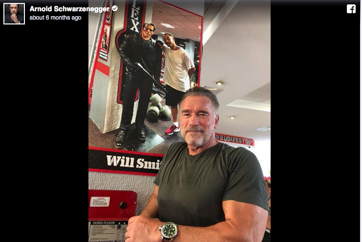via Arnold Schwarzenegger’s Facebook page