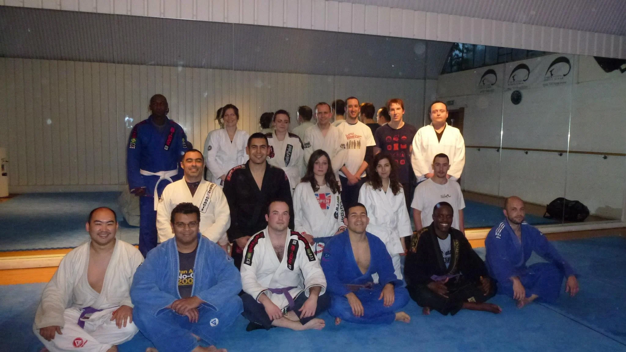 Some familiar faces such as Adam, Flavio, Owen and Joel for the first official class