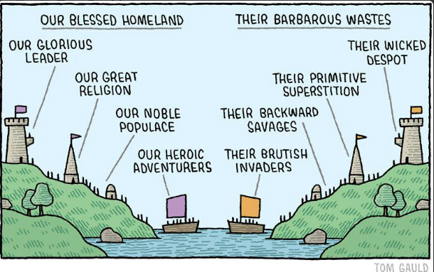 All credit to Tom Gauld for this incredibly powerful cartoon.