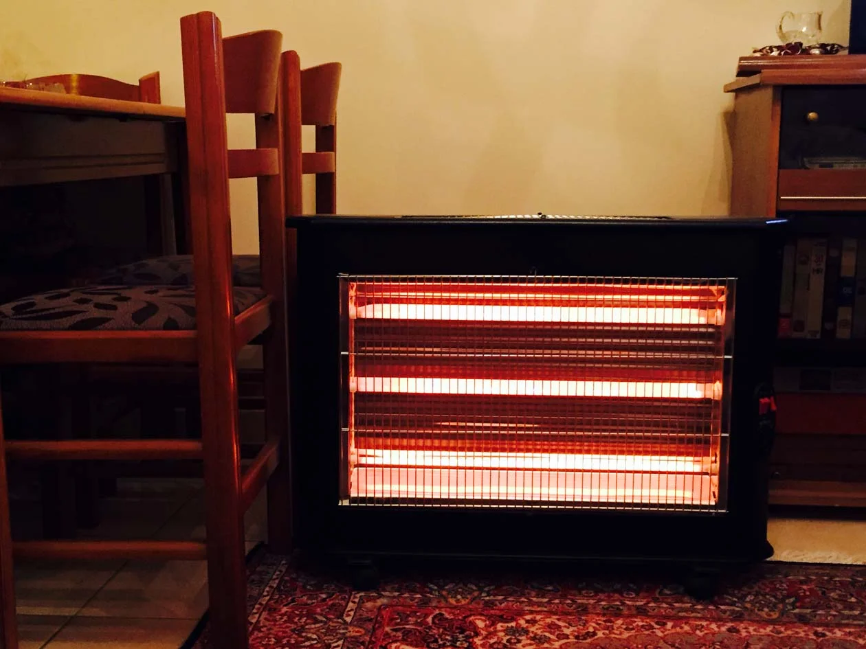 Inefficient communal heating based on oil in Athens, Greece.