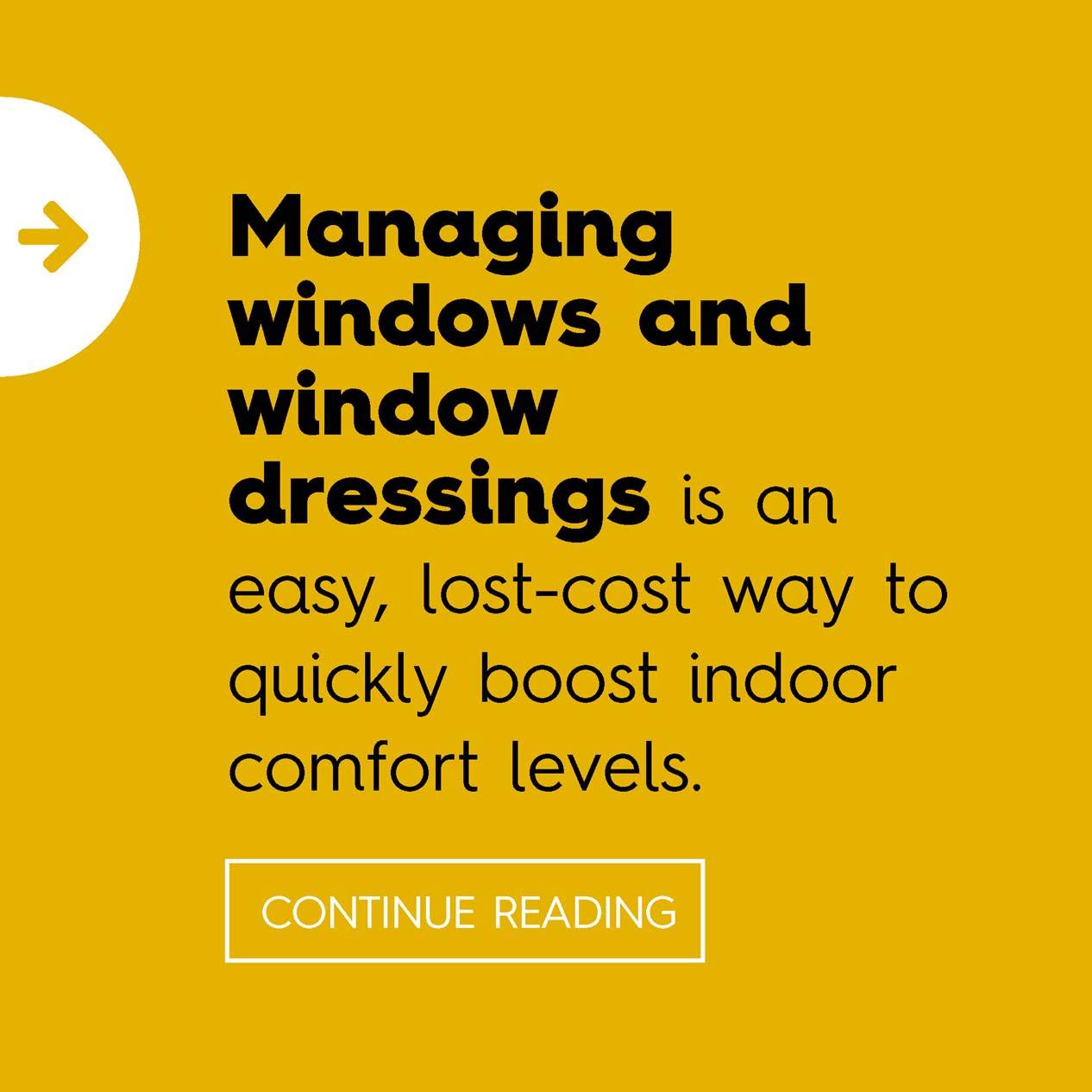 Managing windows and window dressings
