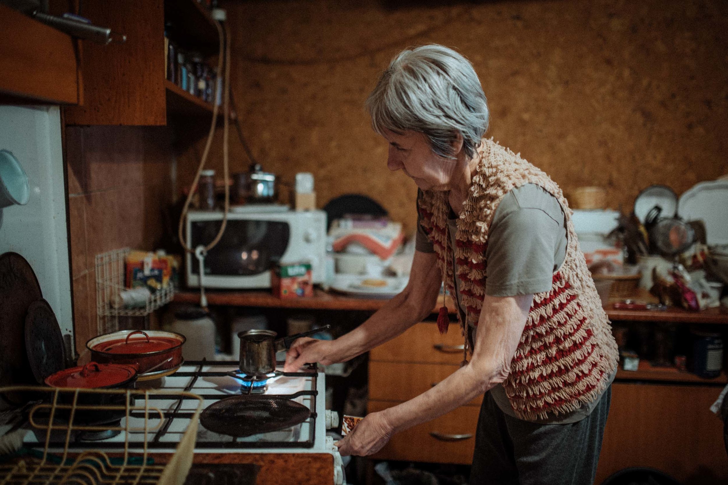 BUDAPEST • Lőrincné (Kati) Unger lives in a small building with outdated heating; on a limited pension, she struggles to pay energy bills in winter. 