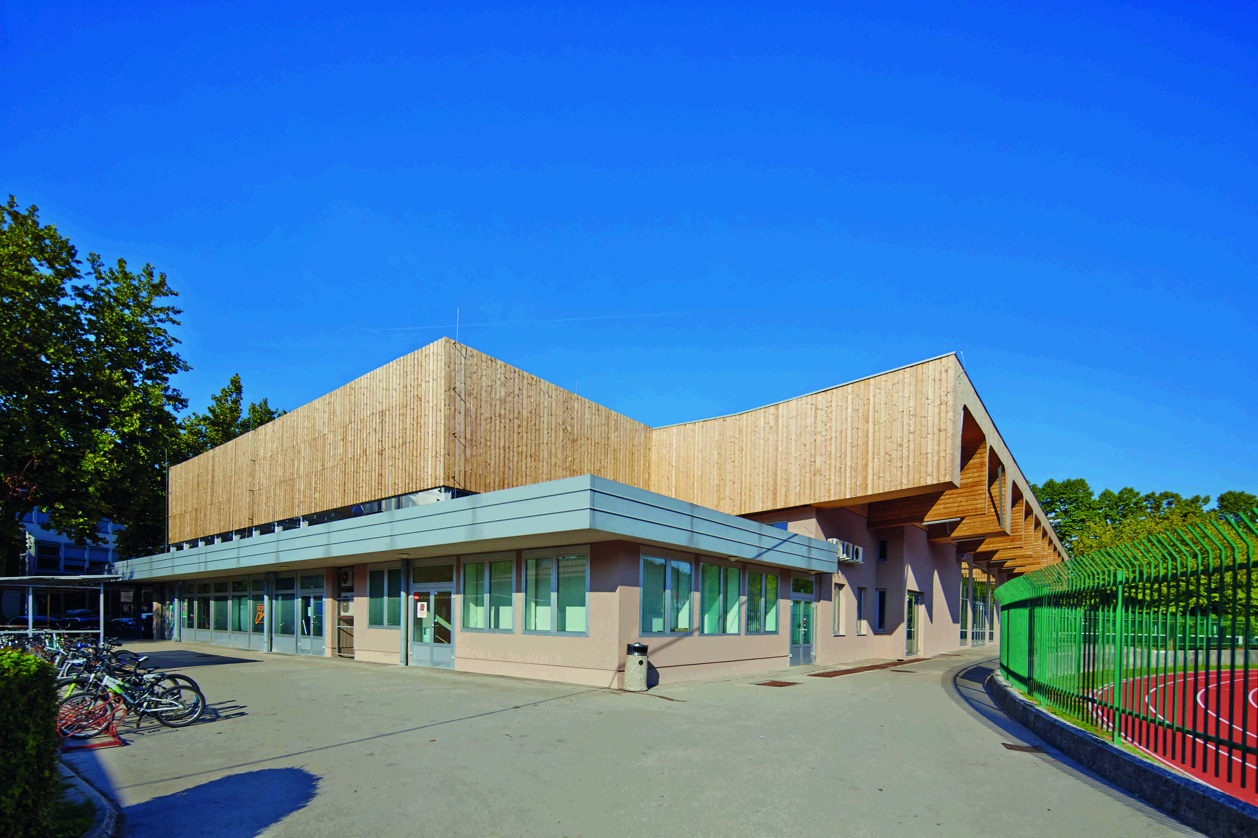 Sports hall renovated as part of the partnership. Photo: the City of Ljubljana