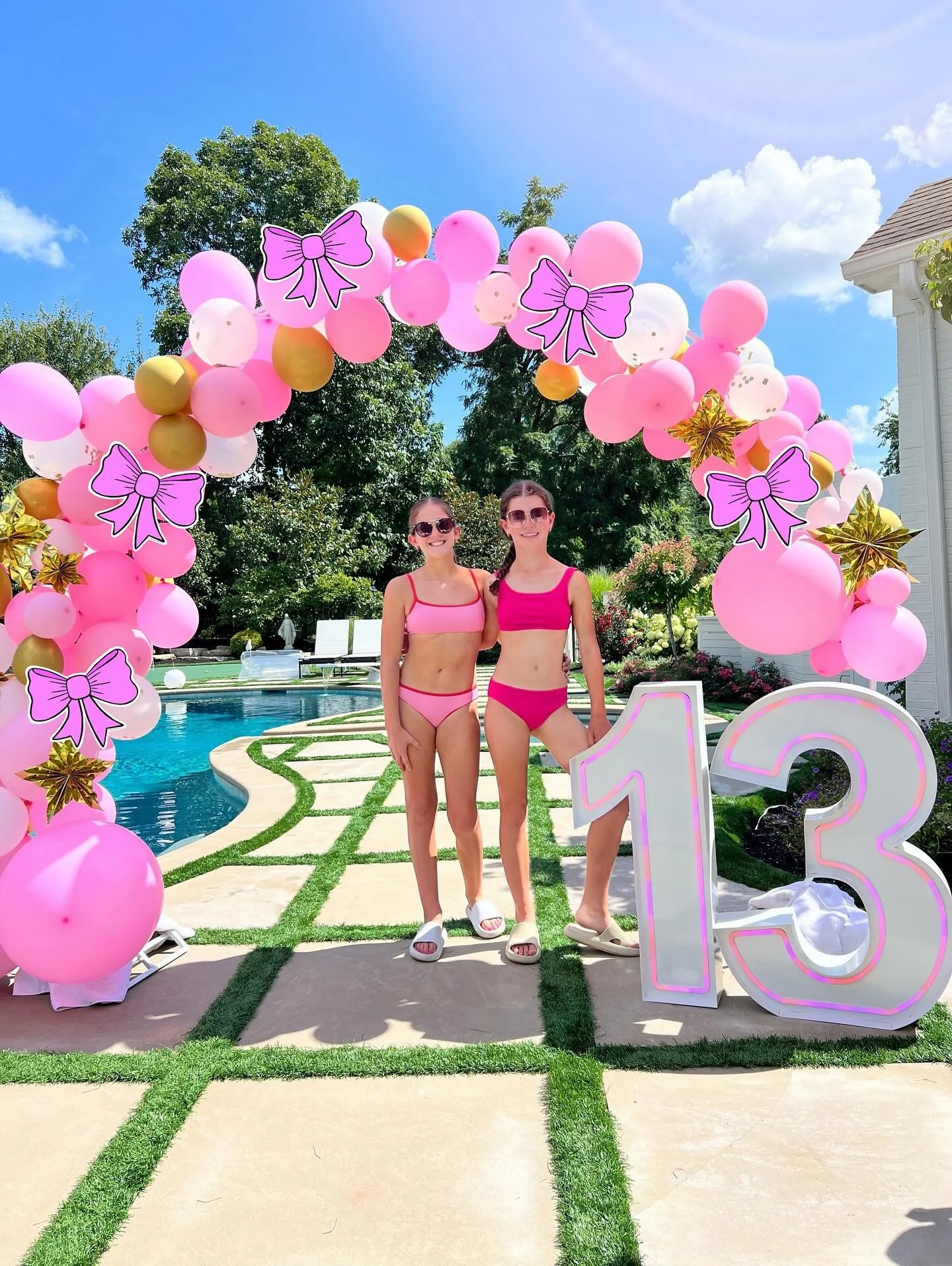 Who needs just one birthday girl when you can have two? Same day, same age, same sparkle.
Double digits are out, teenage magic is in. 🩷💅🏻🎂🎀👙#BirthdayTwin #DoubleTheTeen #DoubleTheMagic @meghaneliz3 @ledmarquee_cincinnati