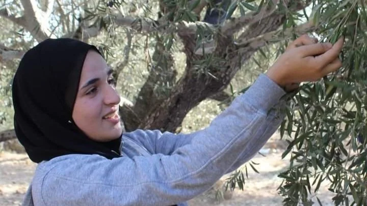 Jenan (16) is blij met de olijfbomen